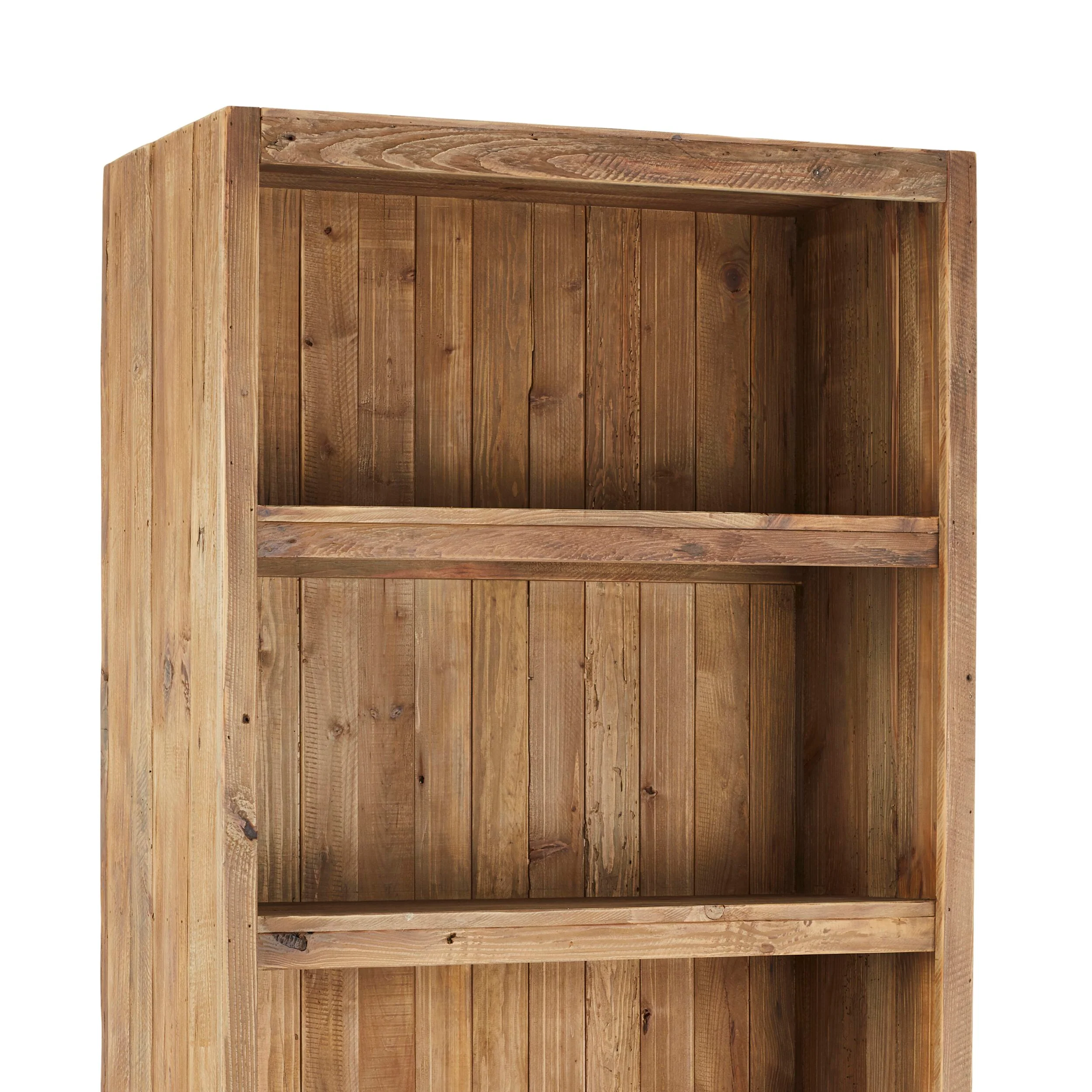 Kalise Reclaimed Timber Bookcase 240 x 90cm - Image 4