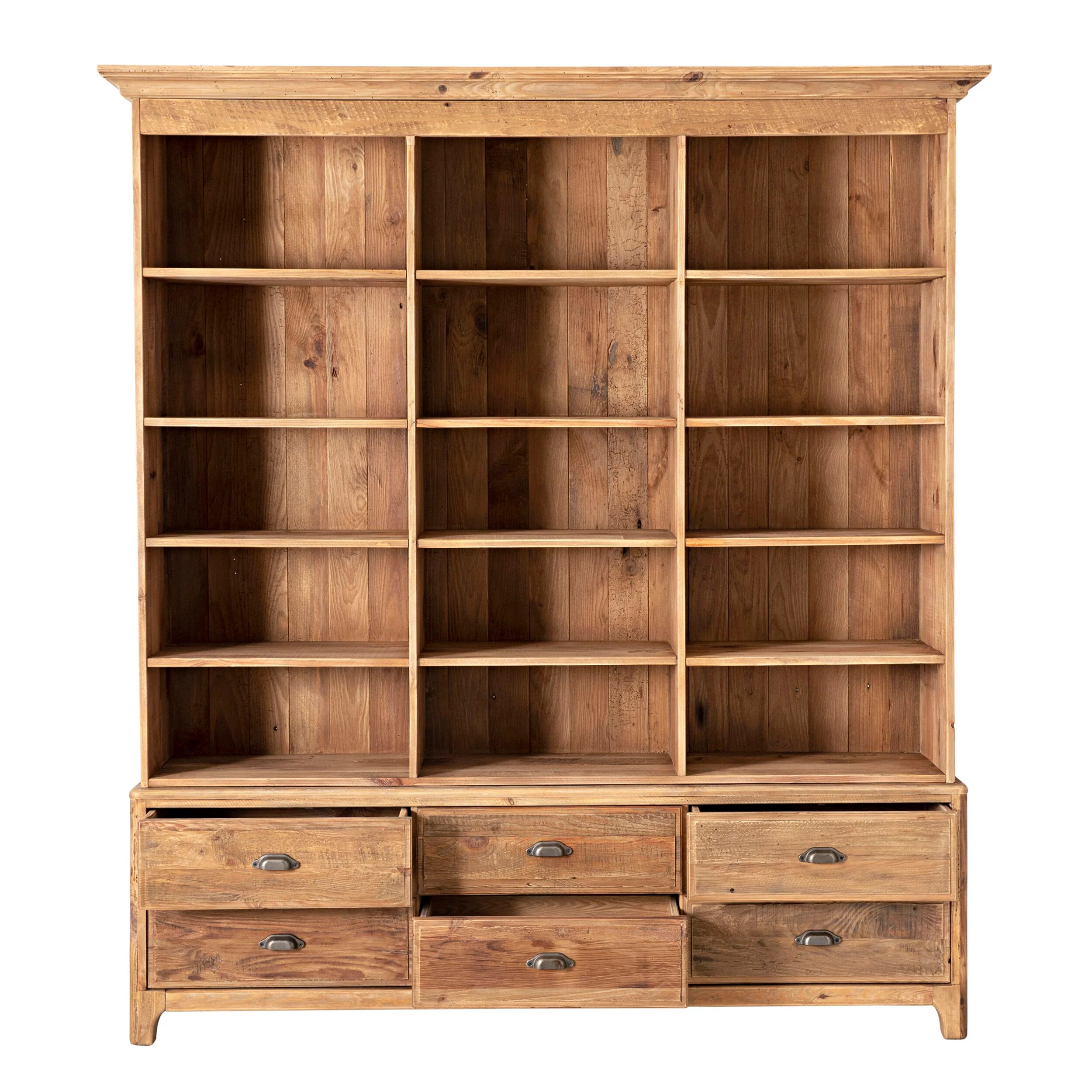 Kalise 6 Drawer Library Shelving Unit - Image 4
