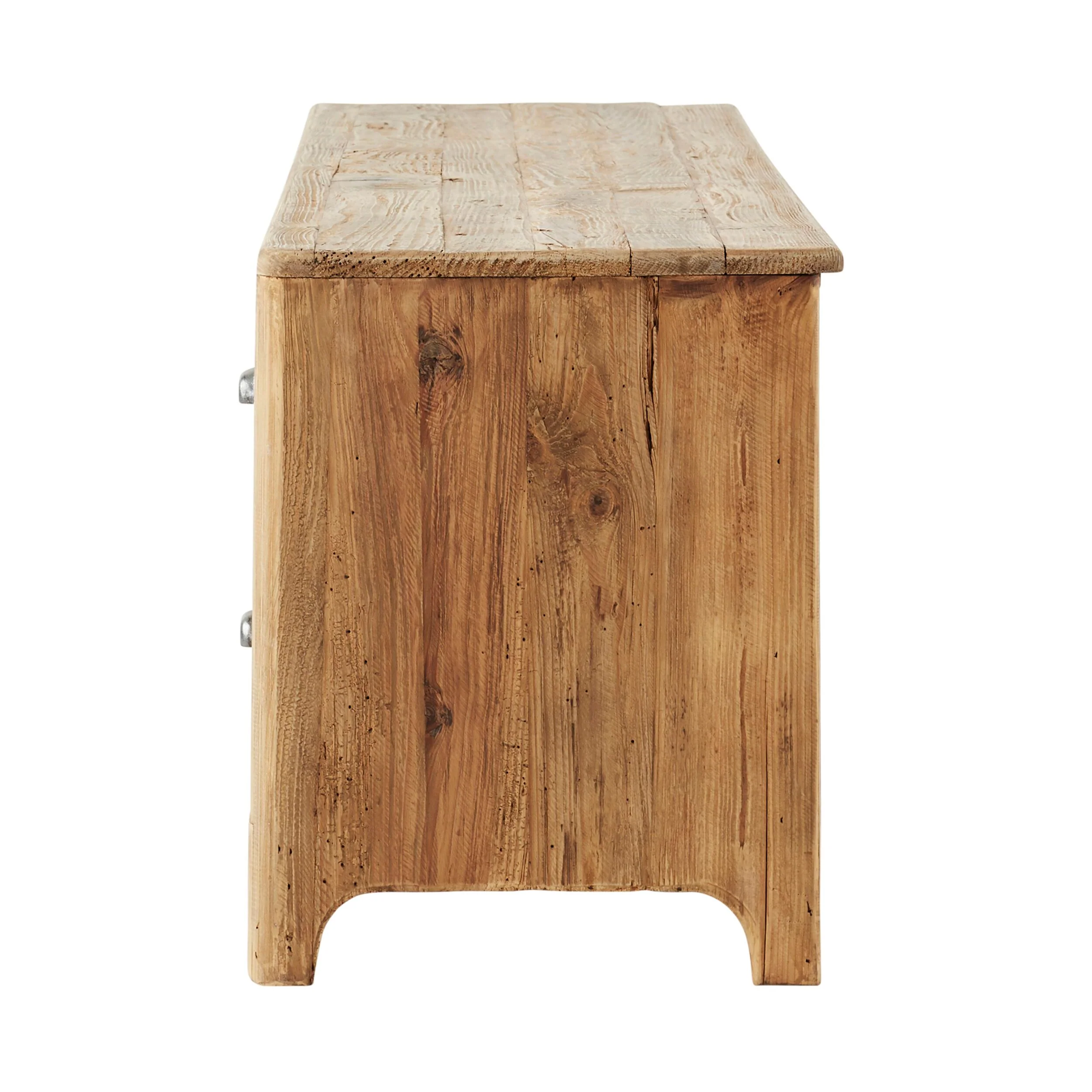 Kalise Reclaimed Timber 6 Drawer TV Unit - Image 5