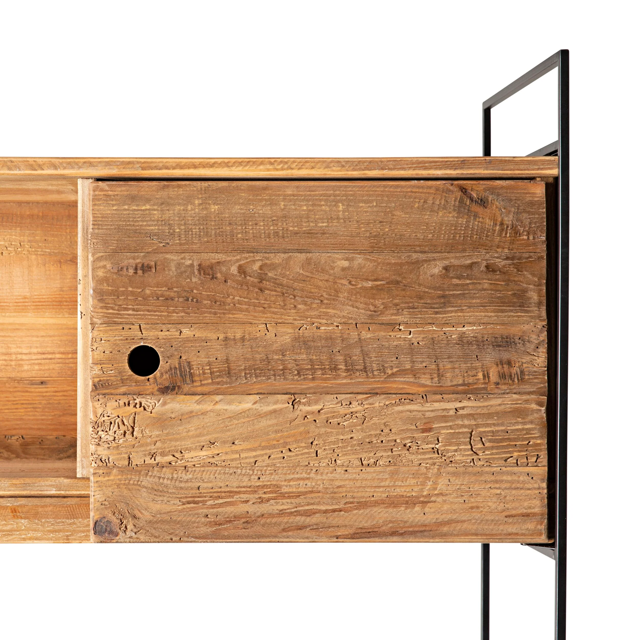 Kalise Reclaimed Timber Storage Unit Large - Image 5