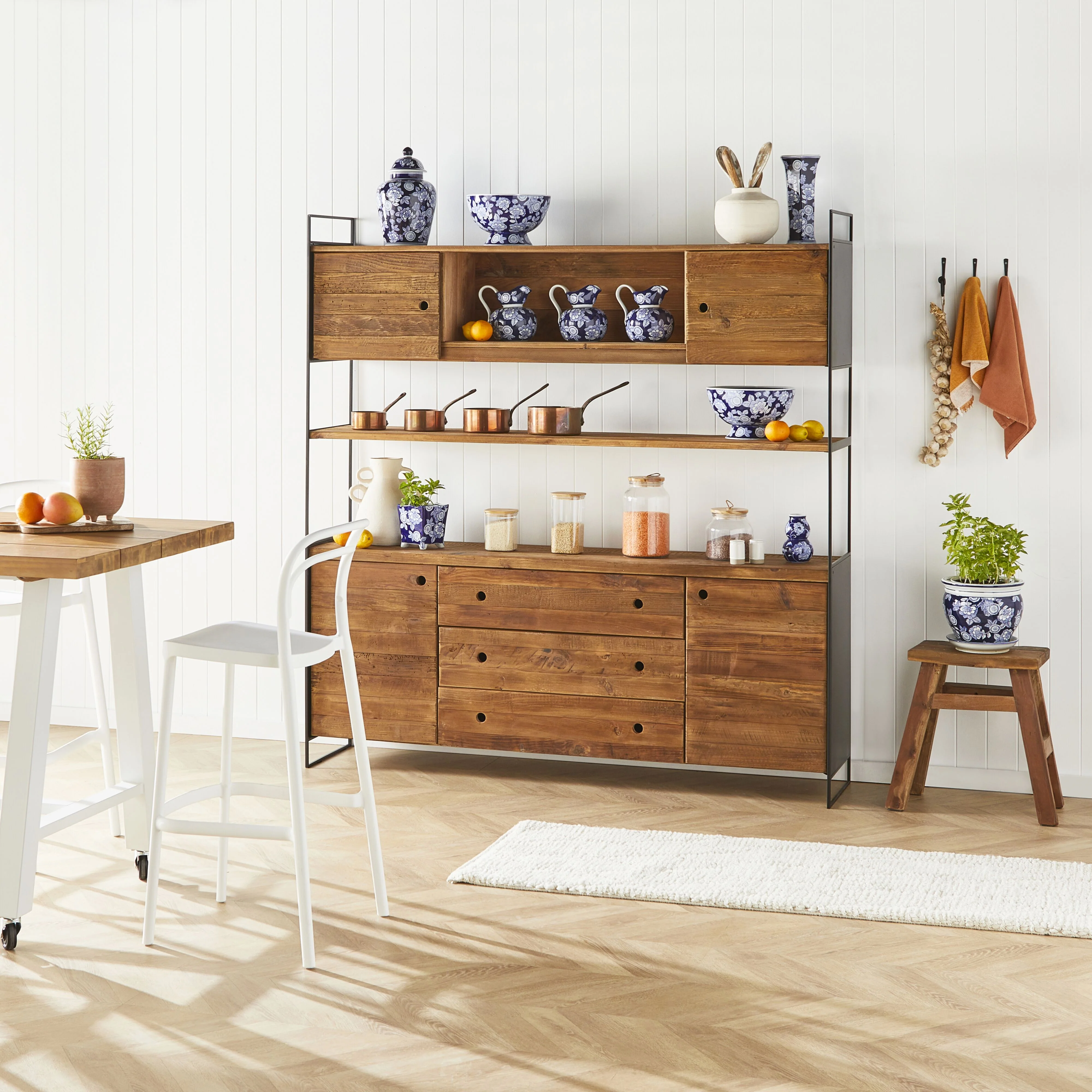Kalise Reclaimed Timber Storage Unit Large - Image 6