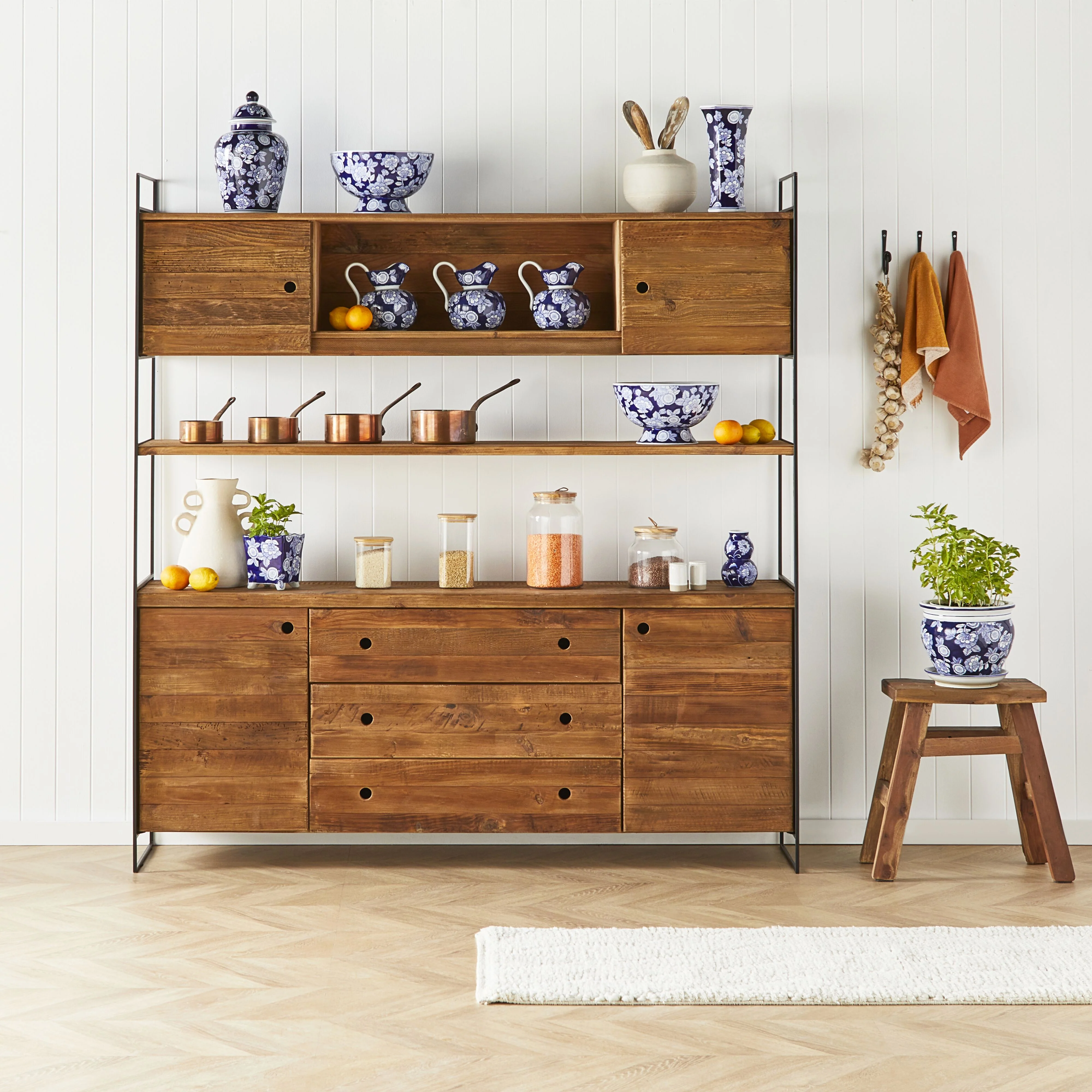 Kalise Reclaimed Timber Storage Unit Large - Image 8