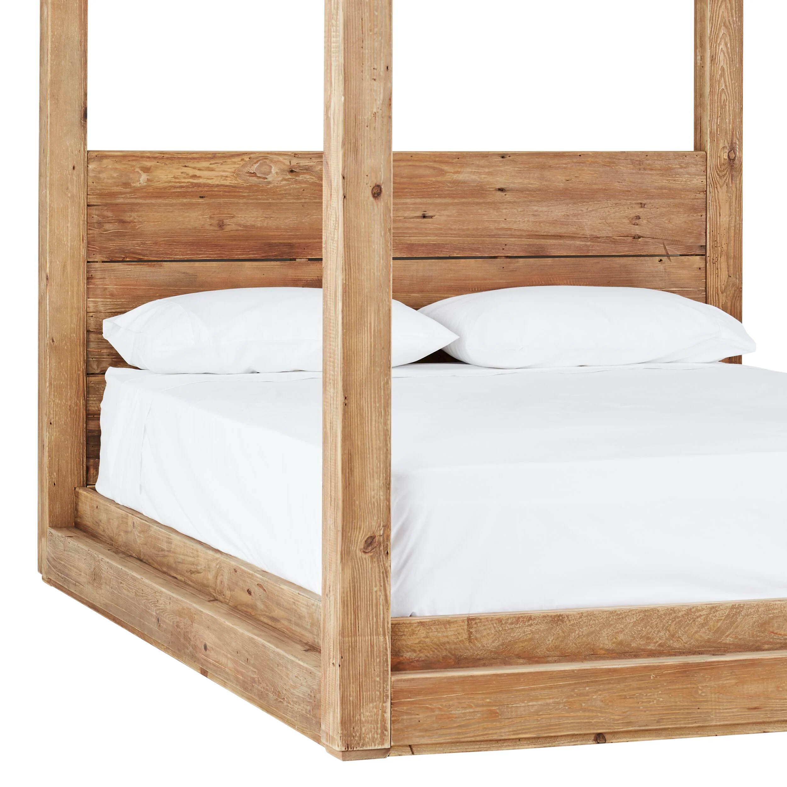 Kalise Reclaimed Timber 4 Poster King Bed - Image 6