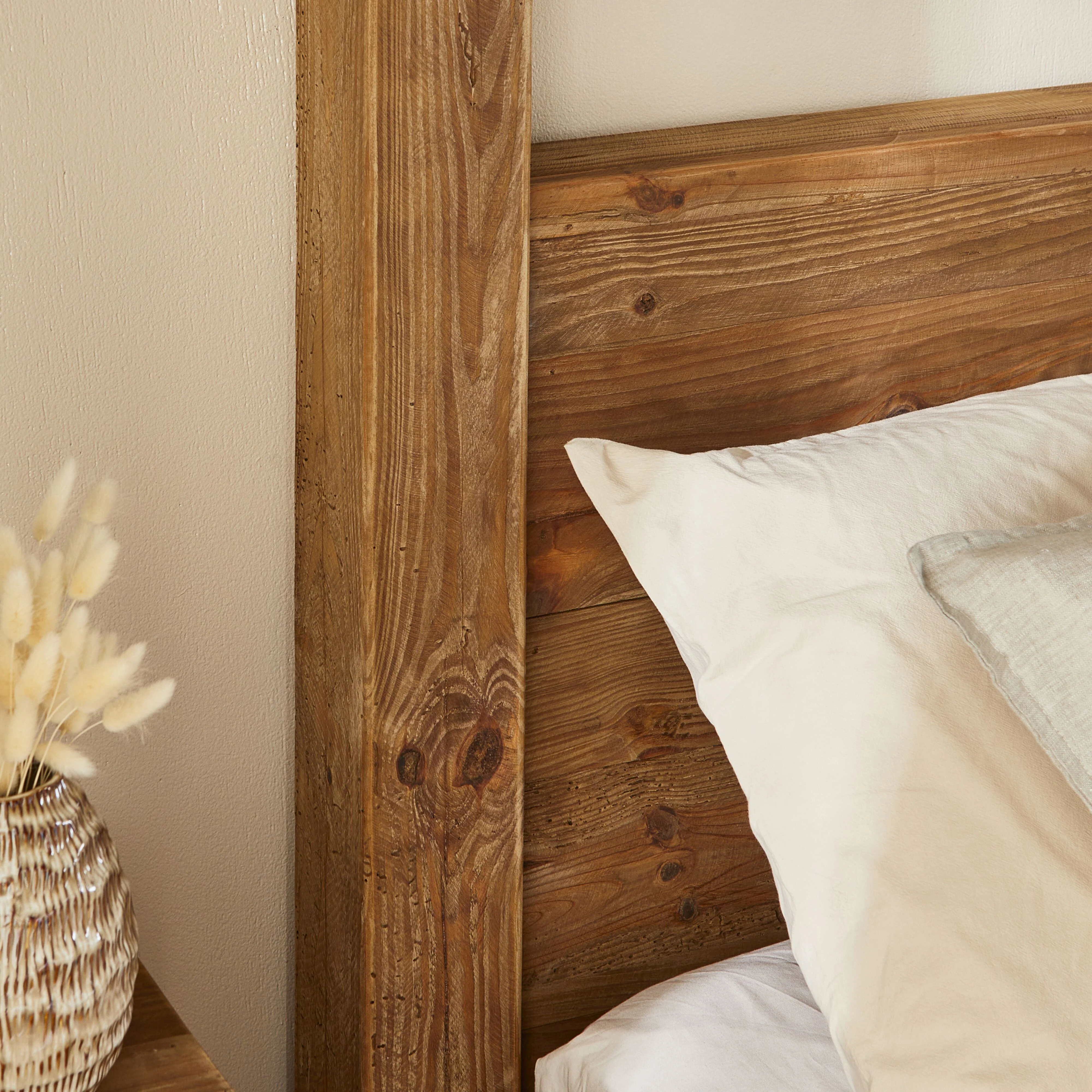 Kalise Reclaimed Timber 4 Poster Queen Bed - Image 12
