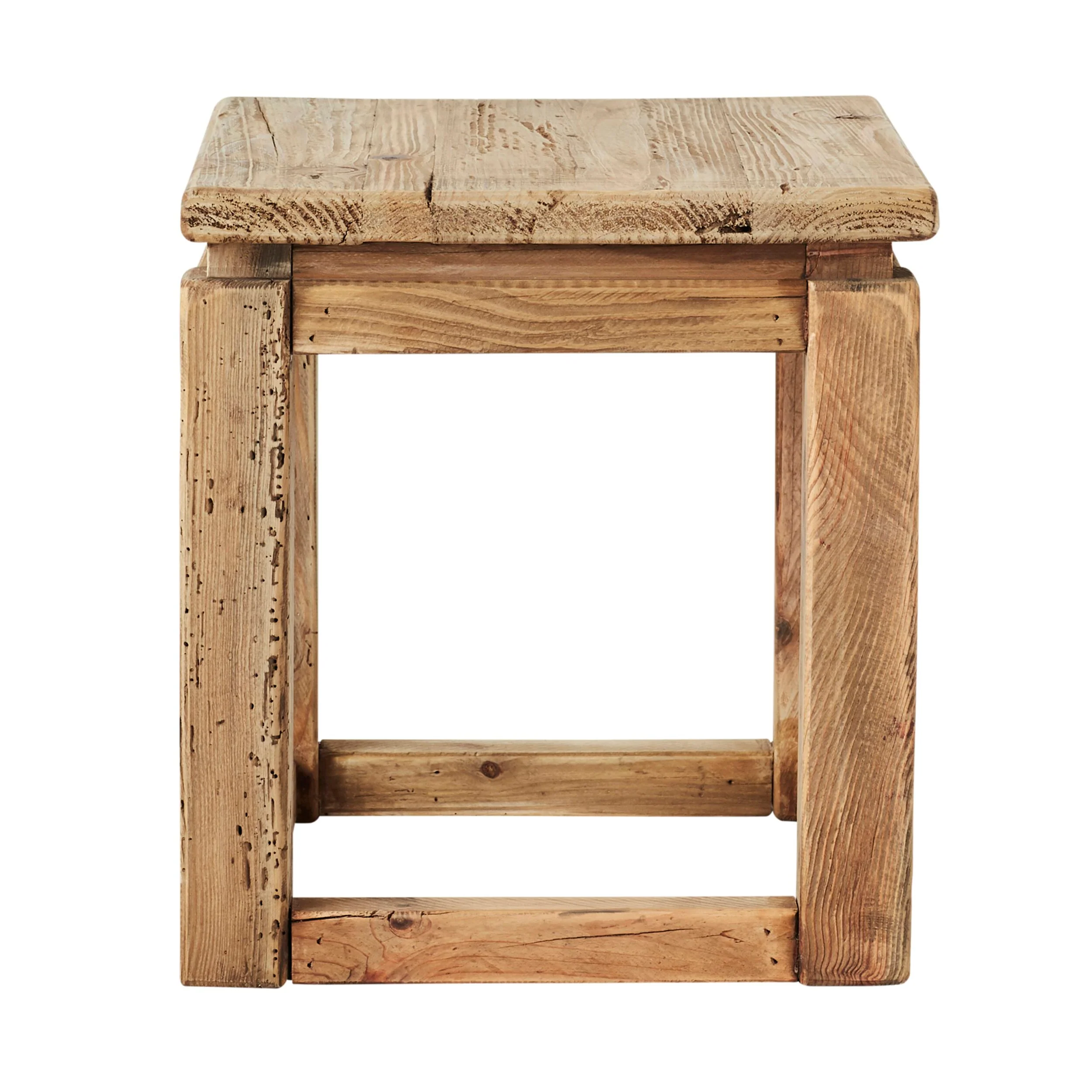 Kalise Reclaimed Timber Bedside Table - Image 3