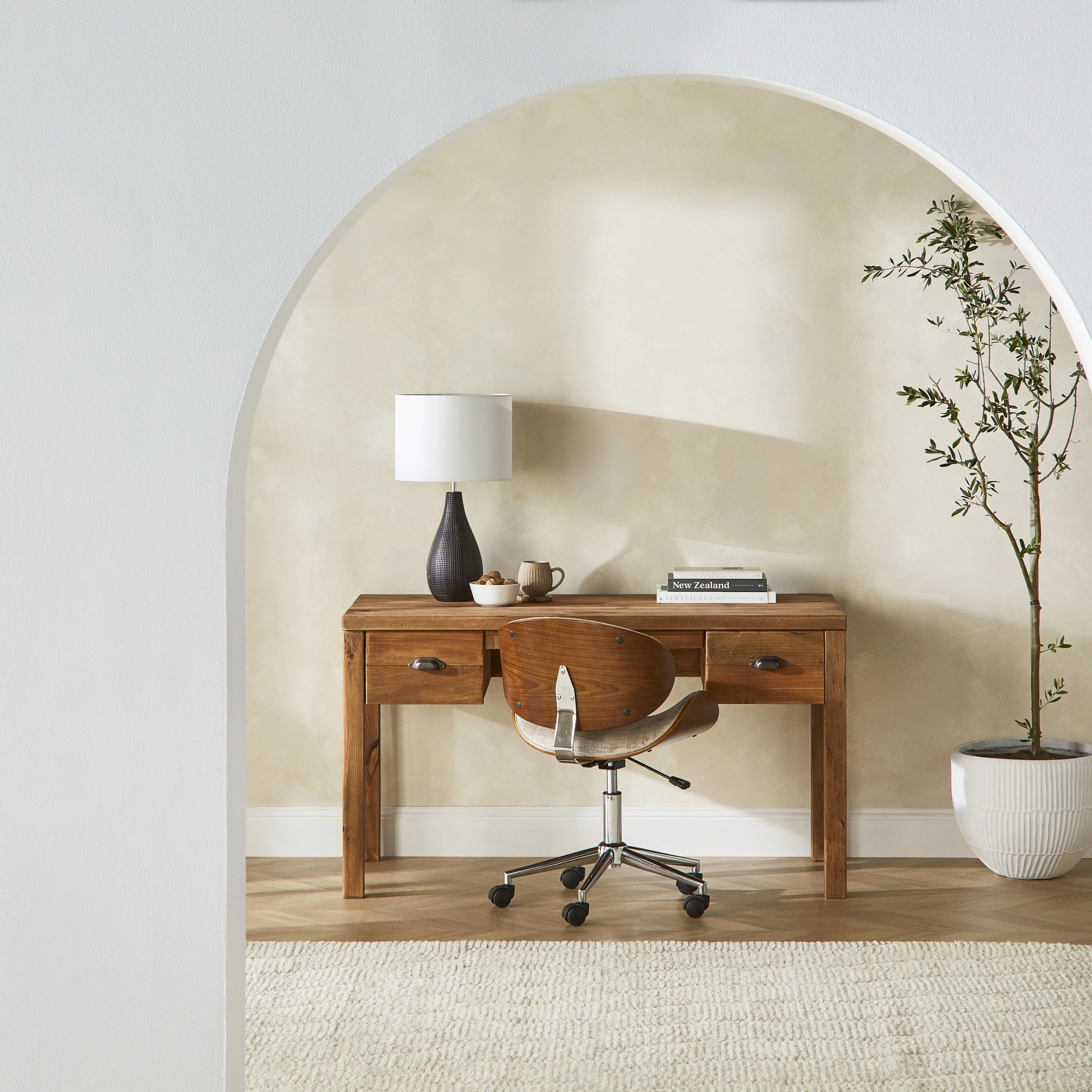 Kalise Reclaimed Timber Desk - Image 7