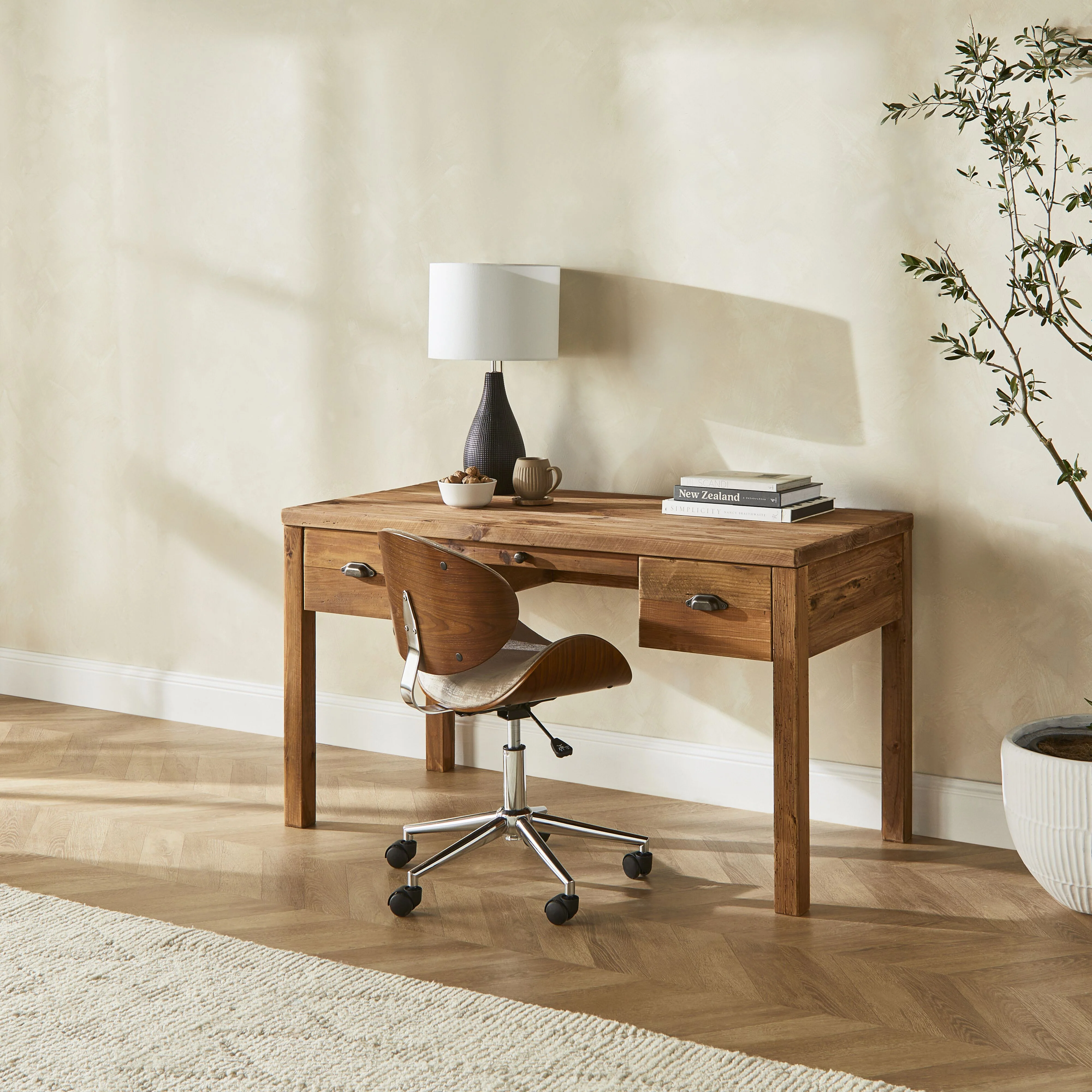 Kalise Reclaimed Timber Desk - Image 8
