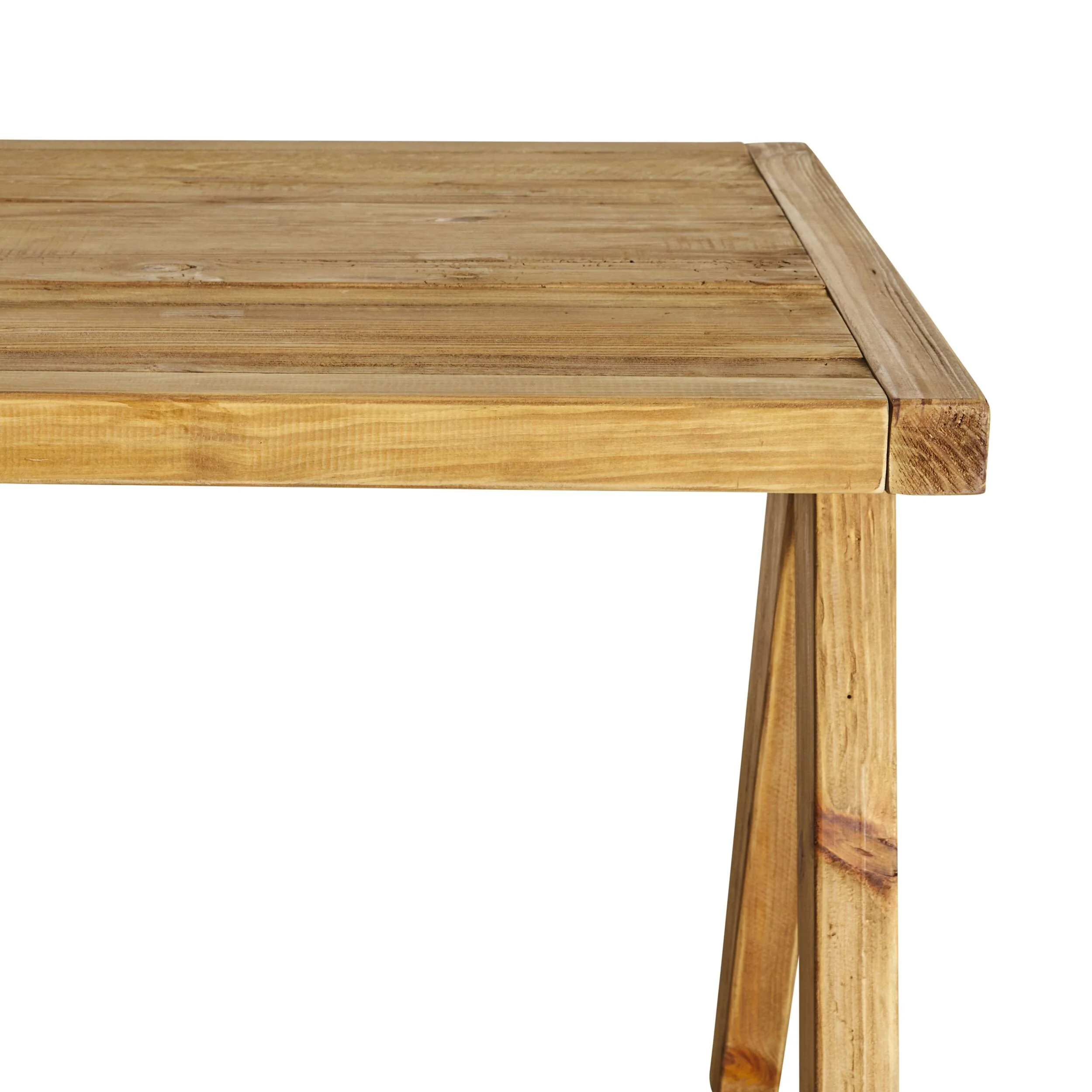Kalise Reclaimed Timber Desk with Scissor Leg - Image 3