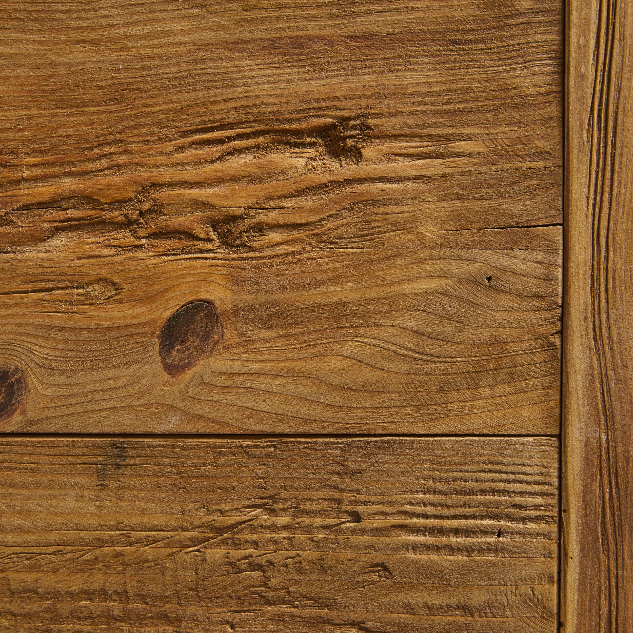 Kalise Reclaimed Timber Desk with Scissor Leg - Image 4