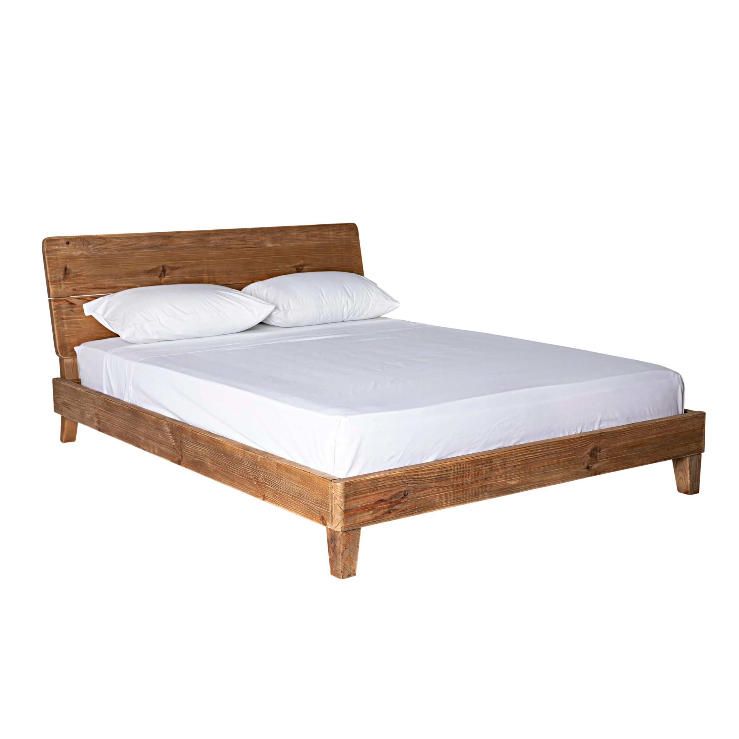 Kalise Reclaimed Timber Queen Bed - Image 2