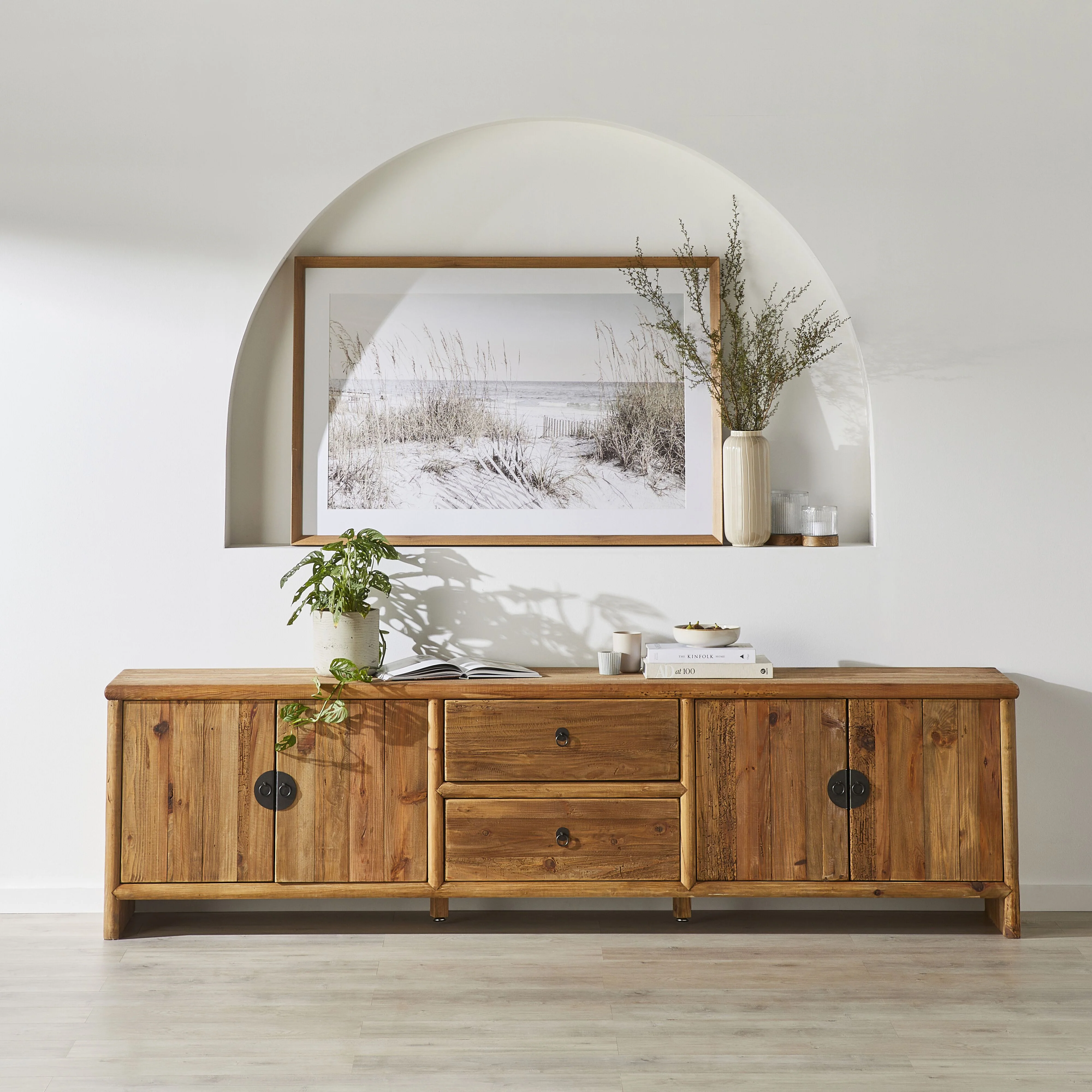 Kalise Reclaimed Timber Large Sideboard - Image 10