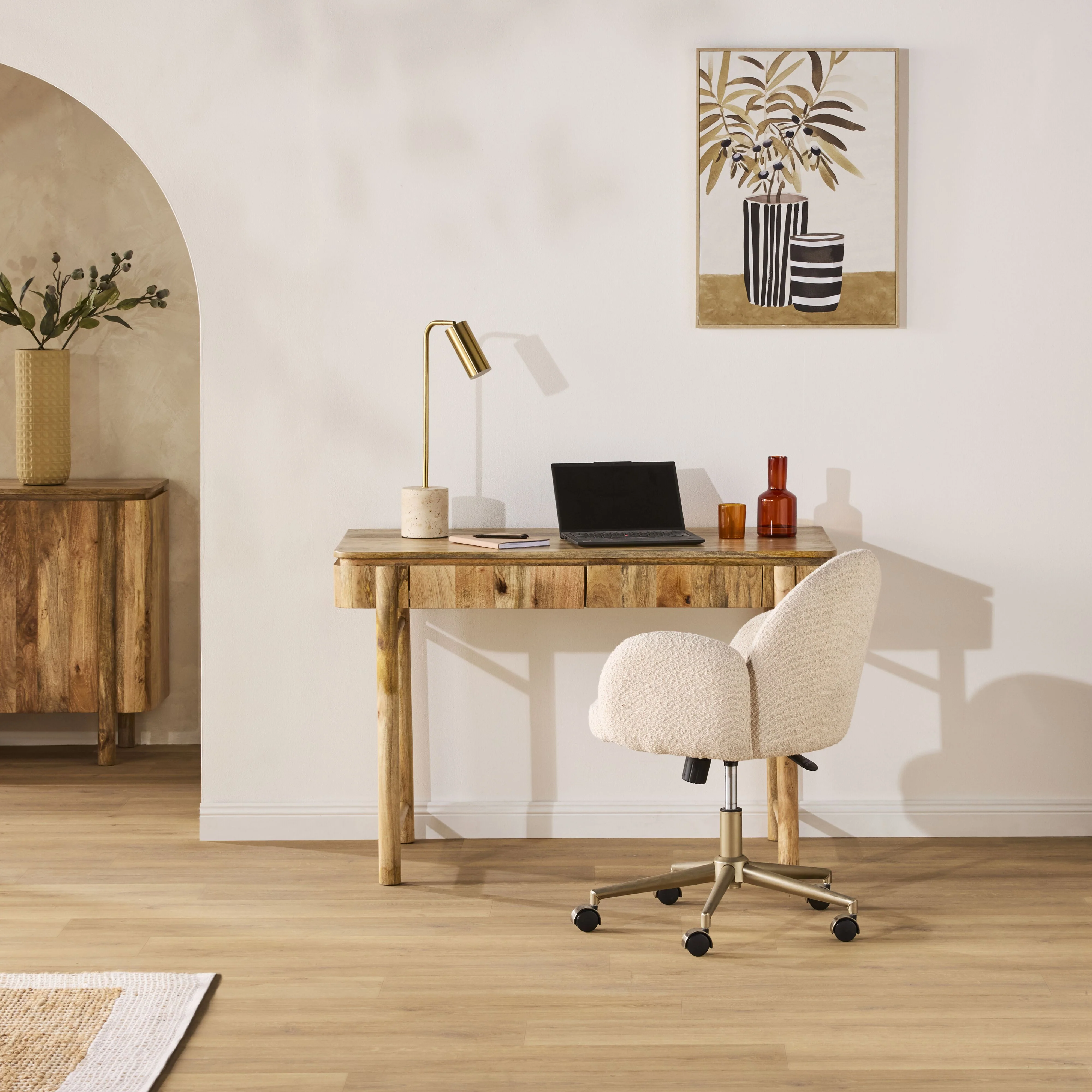 Karli 2 Drawer Desk - Image 9