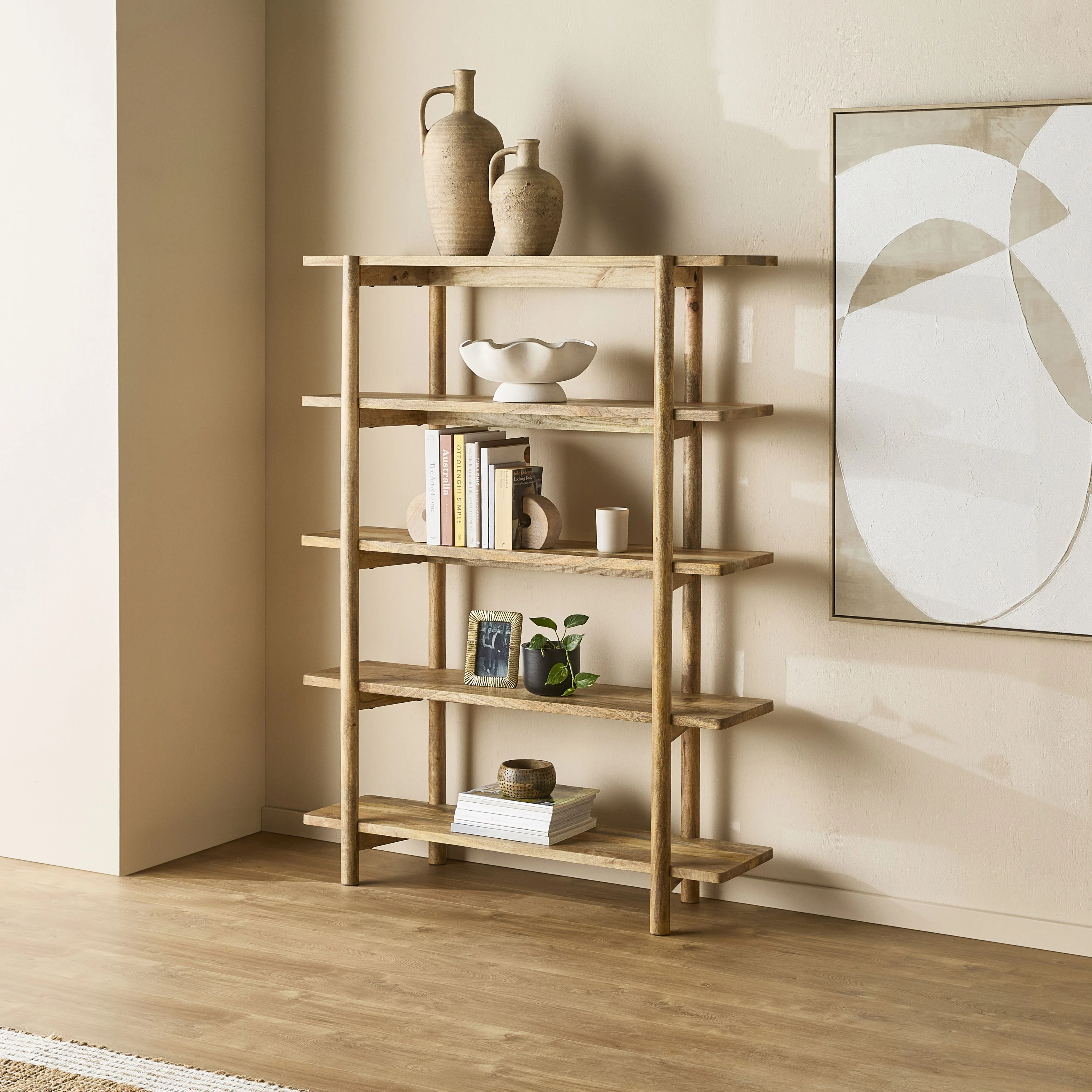 Karli Bookshelf W120 x D35 x H160cm - Image 7