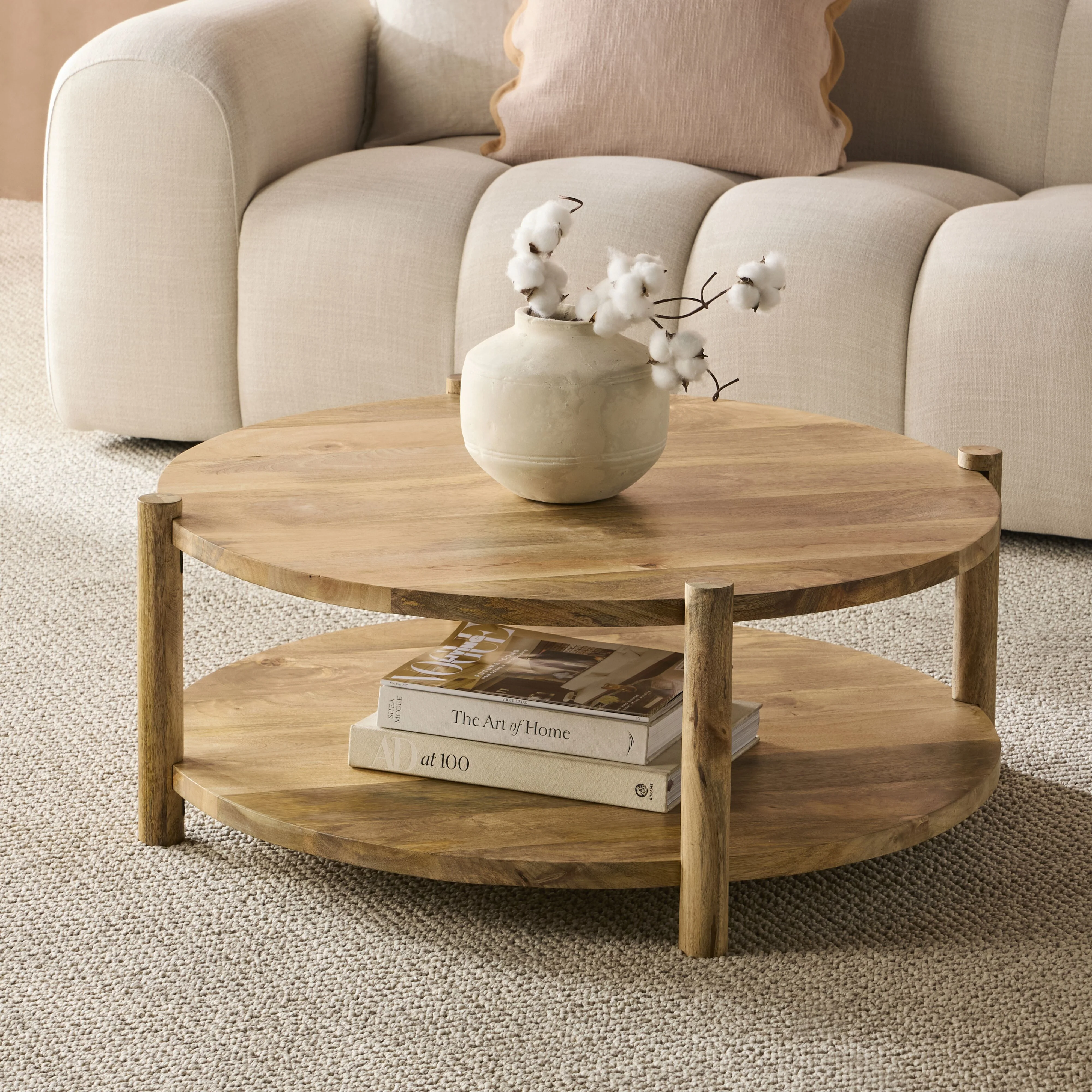 Karli Round Coffee Table - Image 6