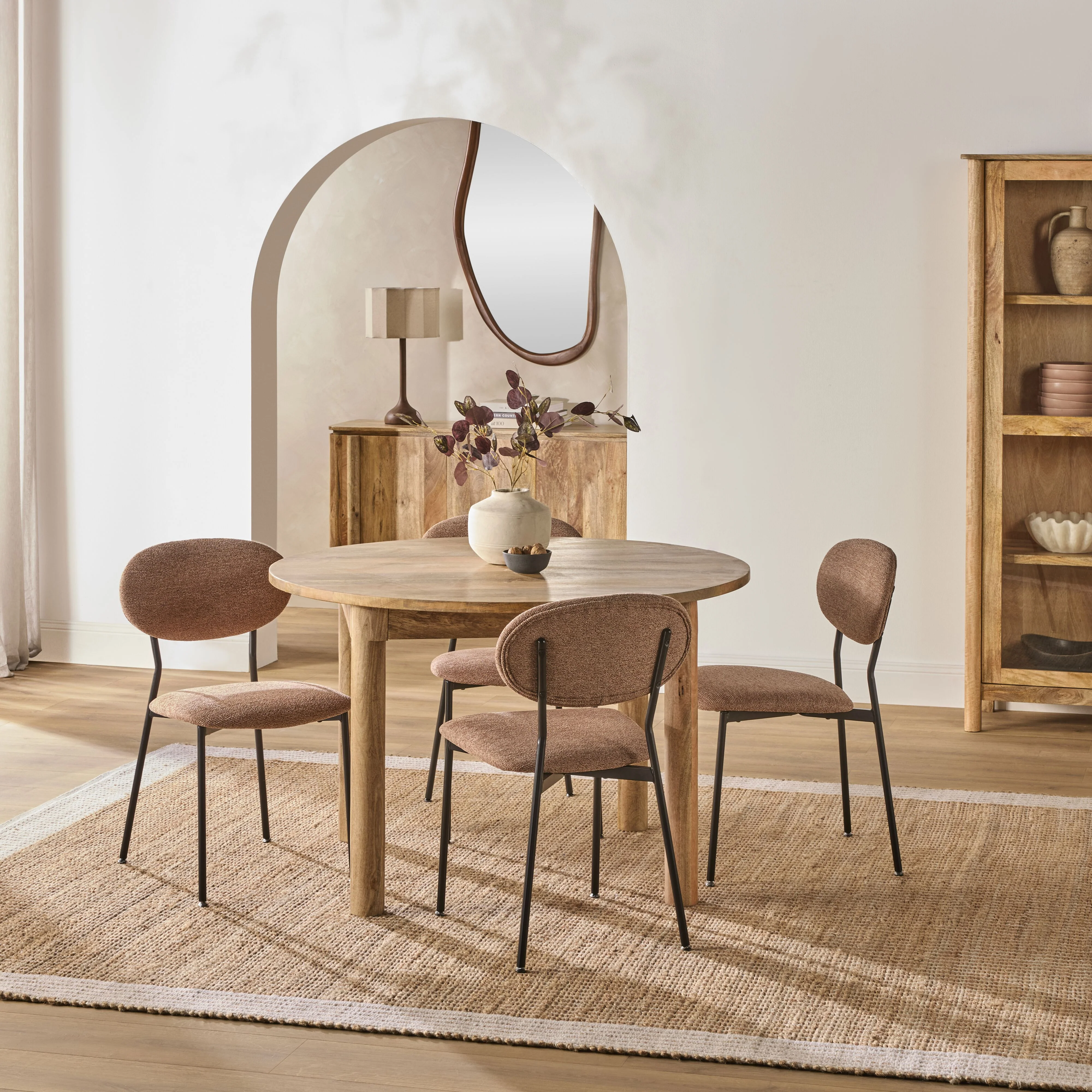 Karli Round Dining Table 120cm - Image 6