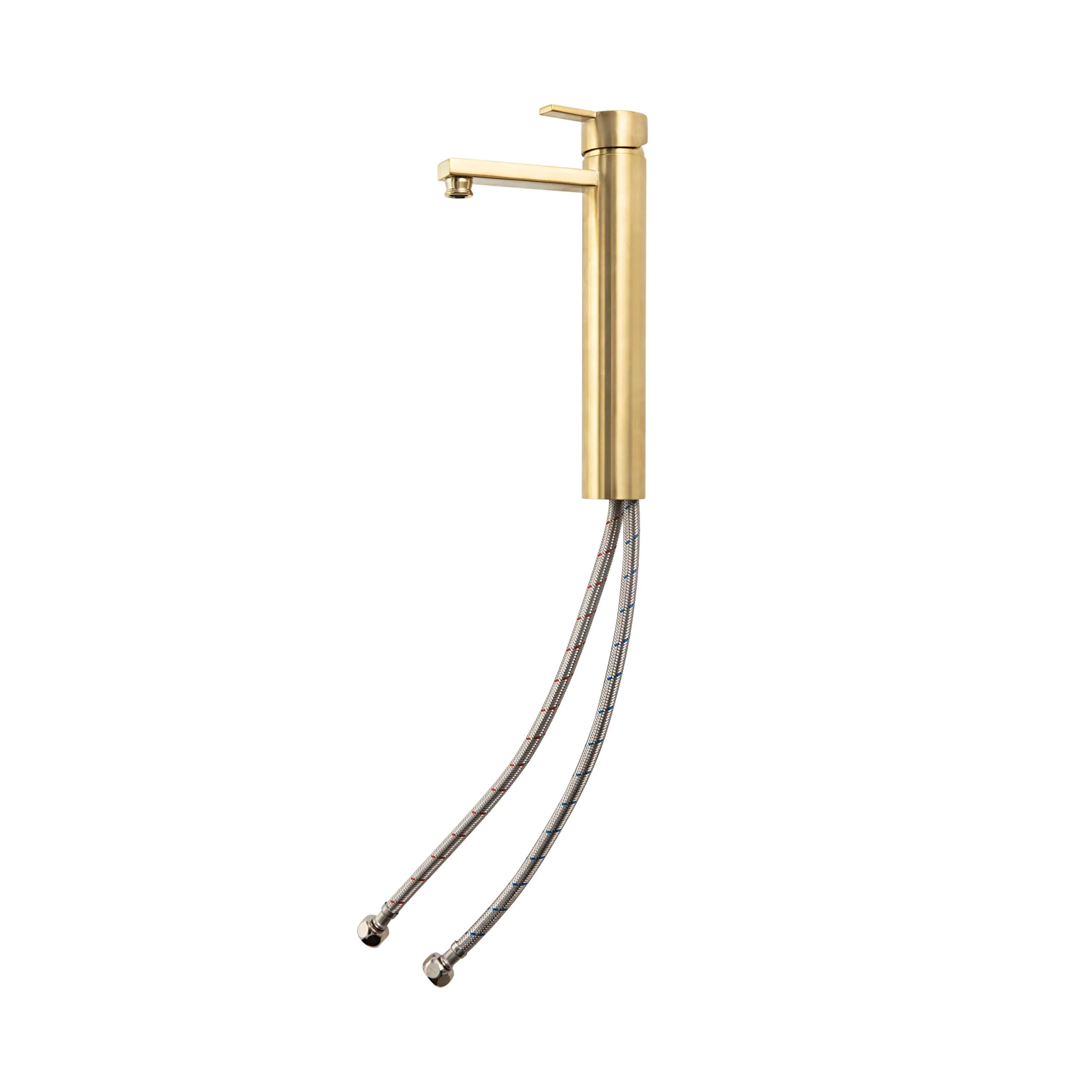 Kason Tall Basin Mixer Brushed Brass - Image 4