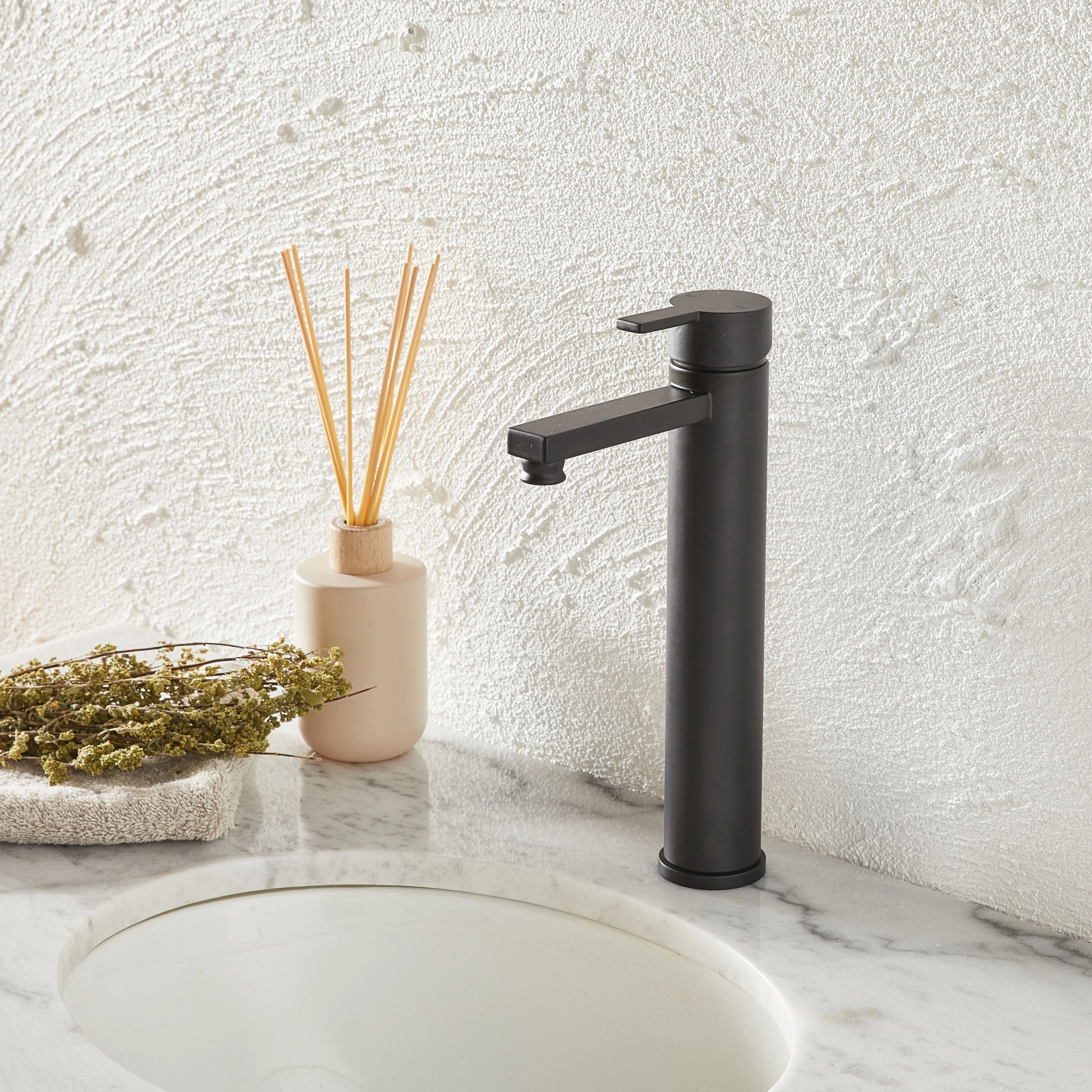 Kason Tall Basin Mixer Matte Black - Image 6