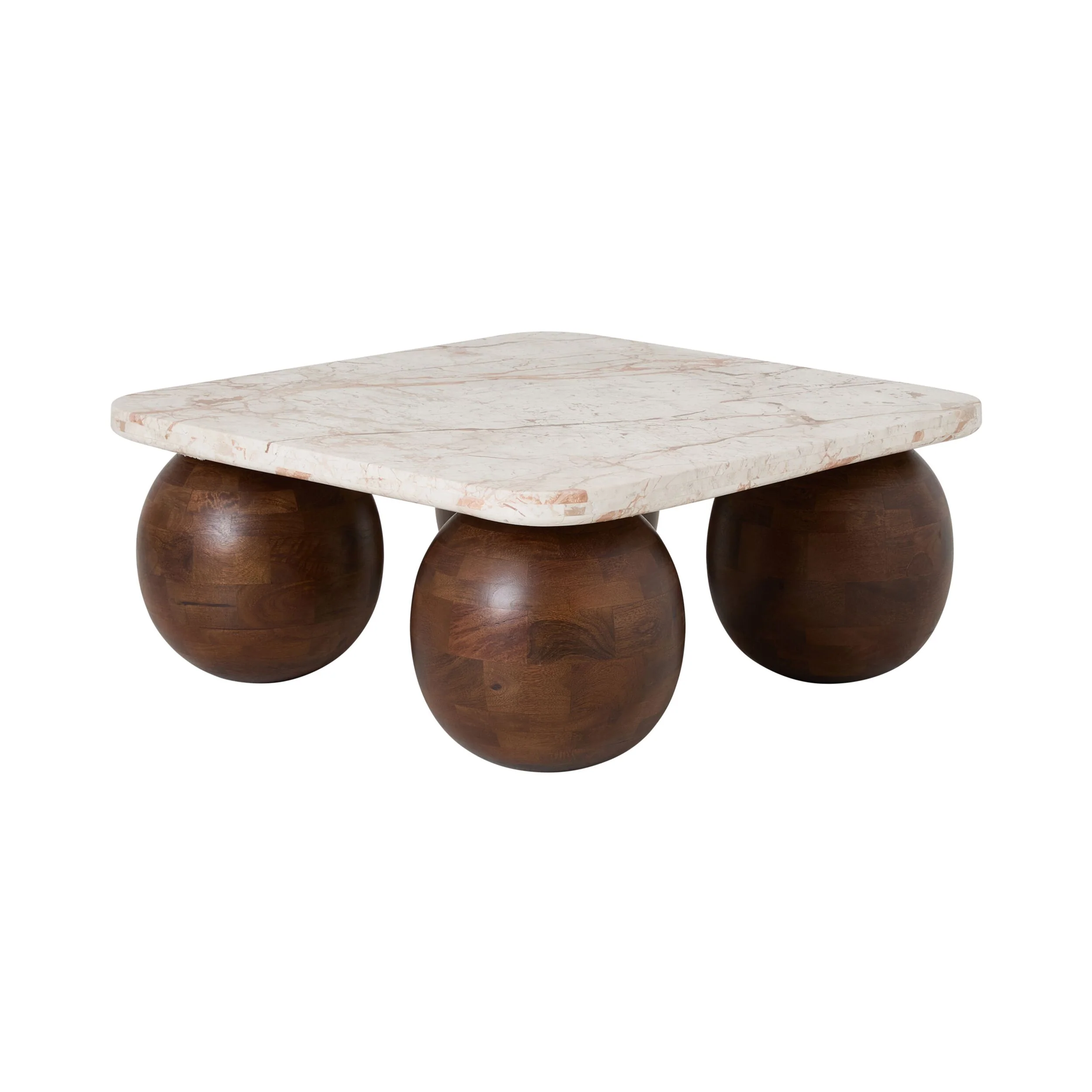 Kaya Marble Square Coffee Table - Image 2