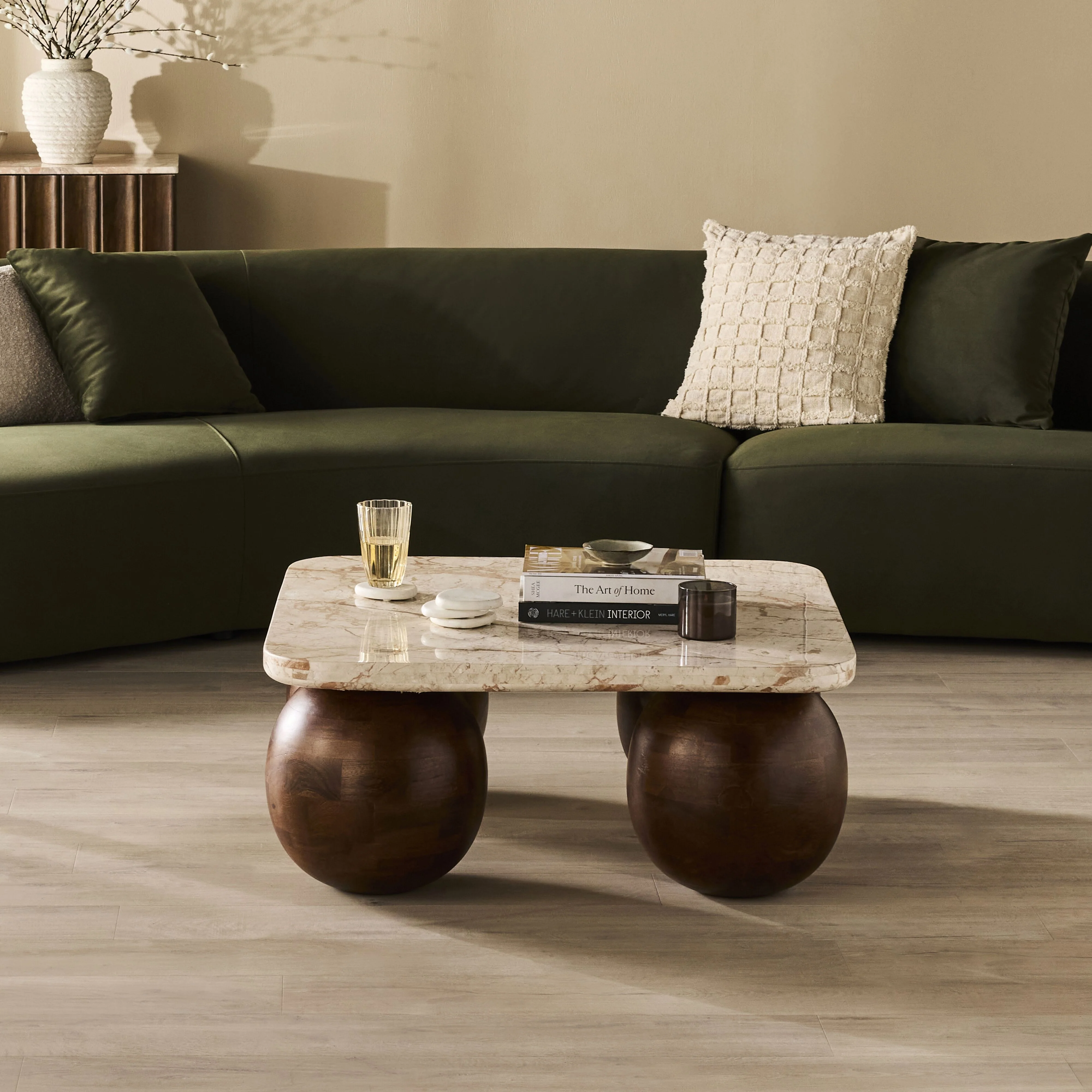 Kaya Marble Square Coffee Table - Image 6