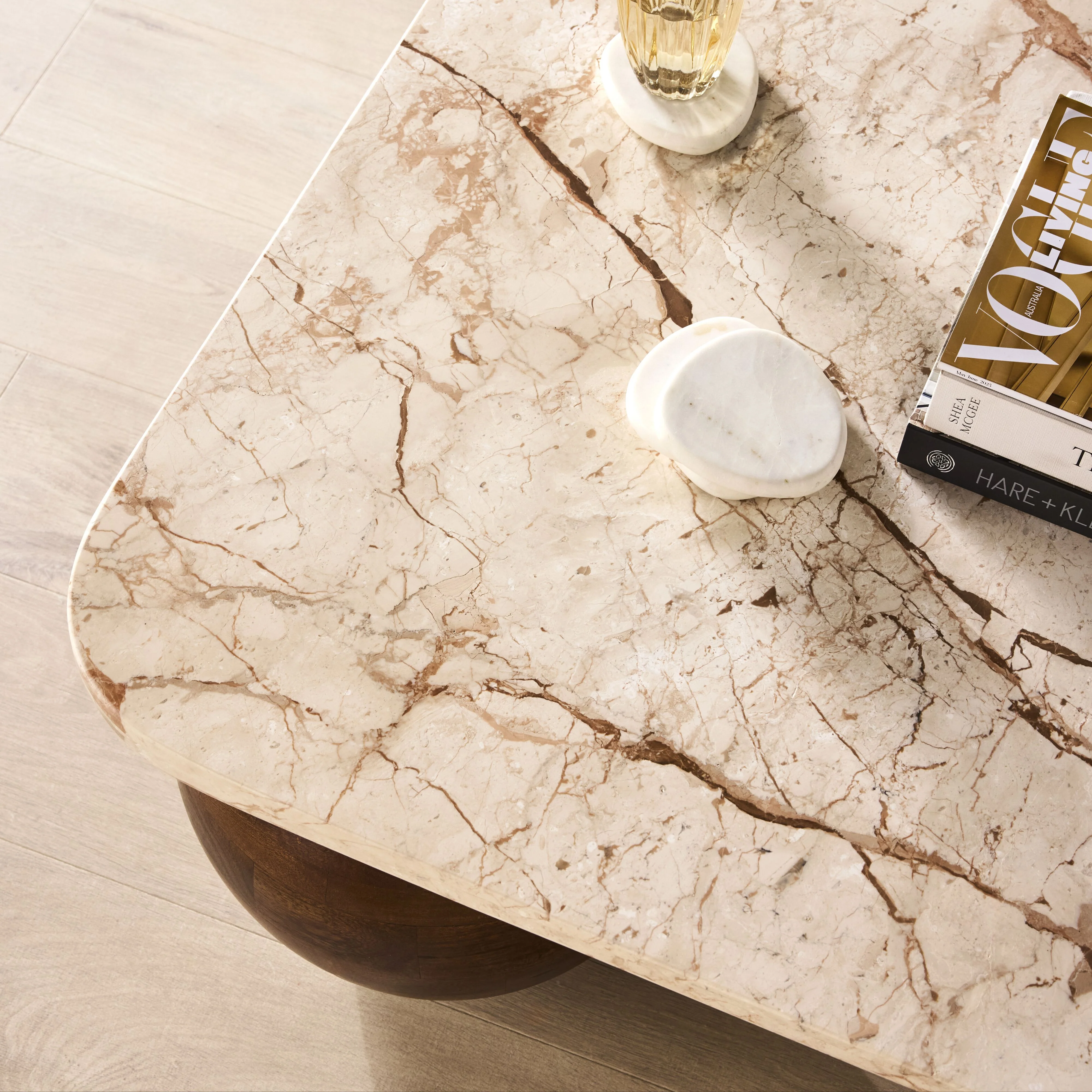 Kaya Marble Square Coffee Table - Image 9
