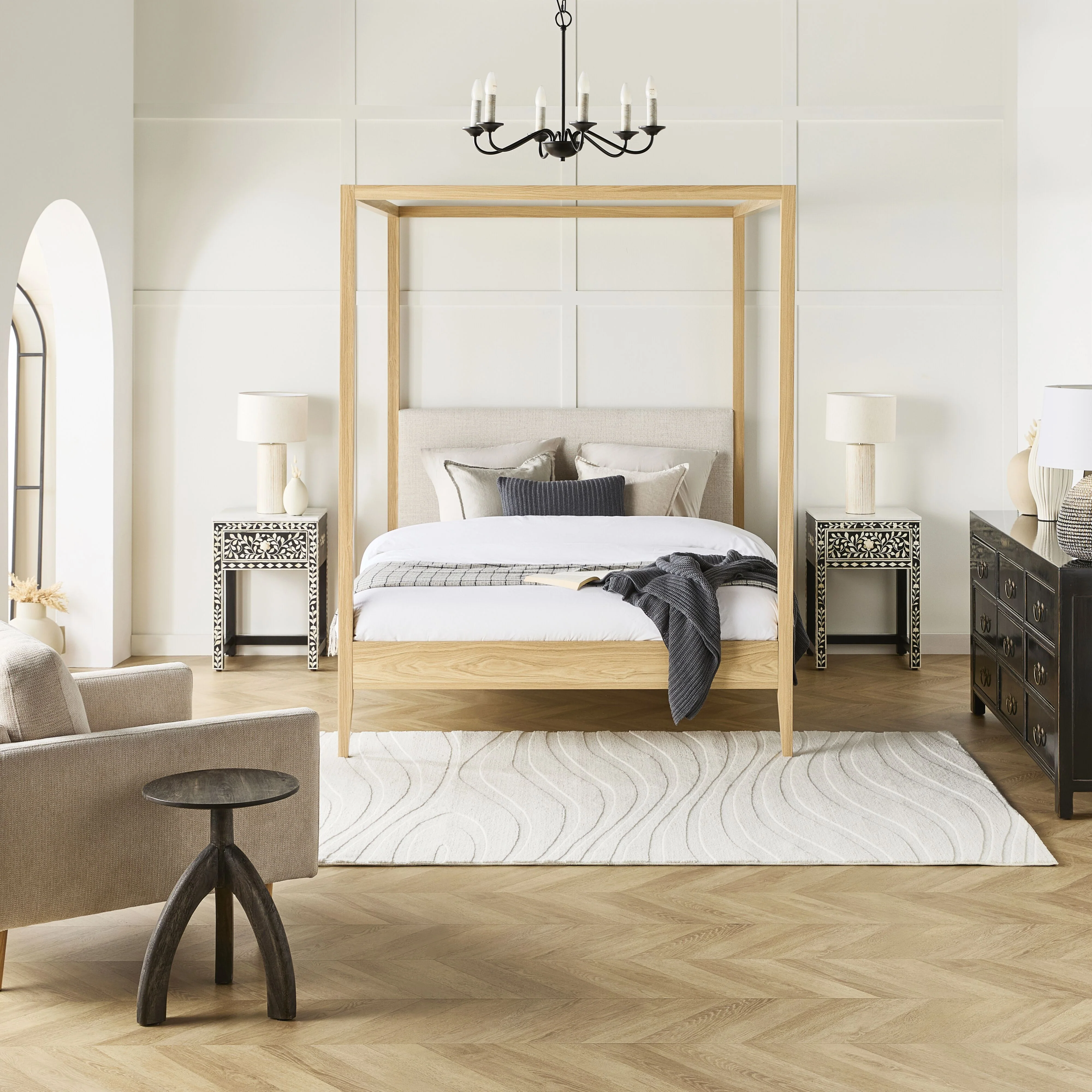 Kenzy 4 Poster Double Bed - Image 8