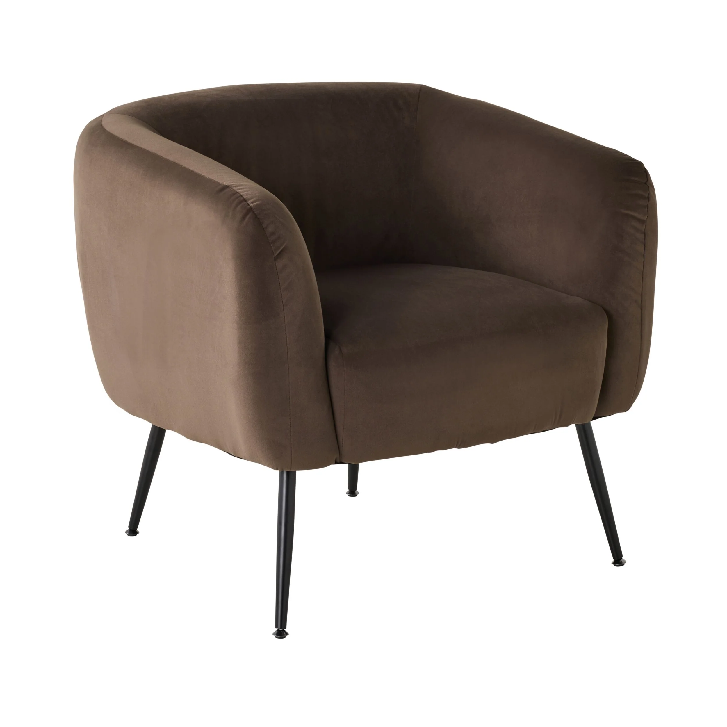 Kianna Occasional Chair Velvet Chocolate - Image 2