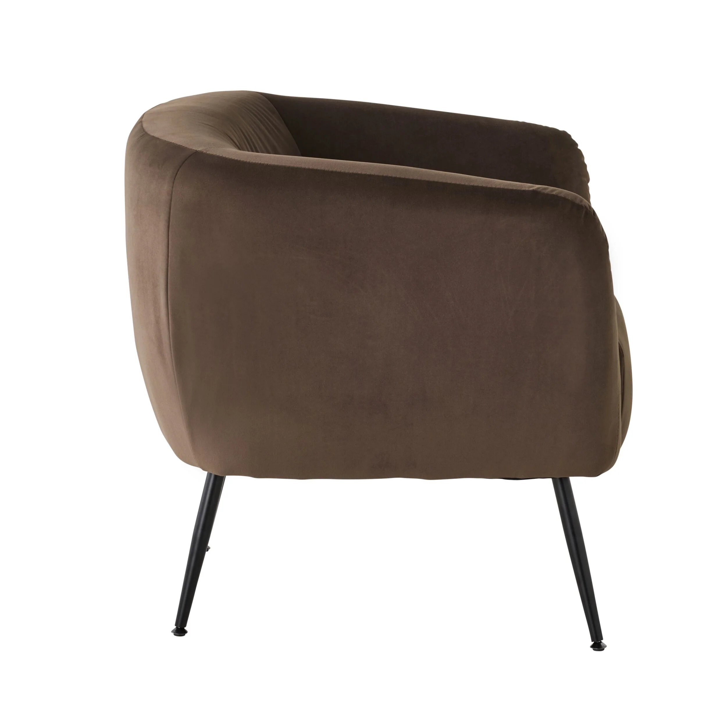 Kianna Occasional Chair Velvet Chocolate - Image 3