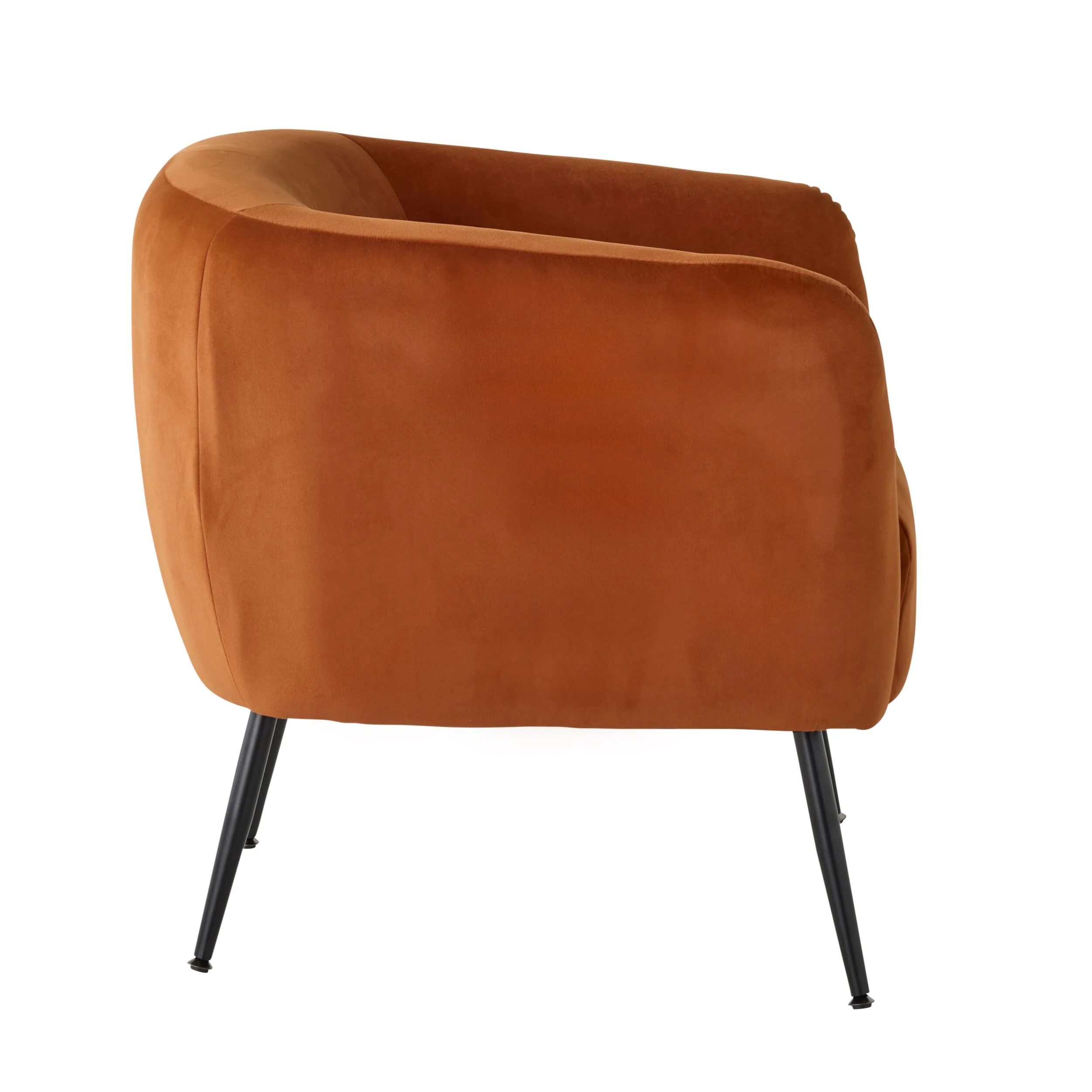 Kianna Occasional Chair Velvet Tangelo - Image 3