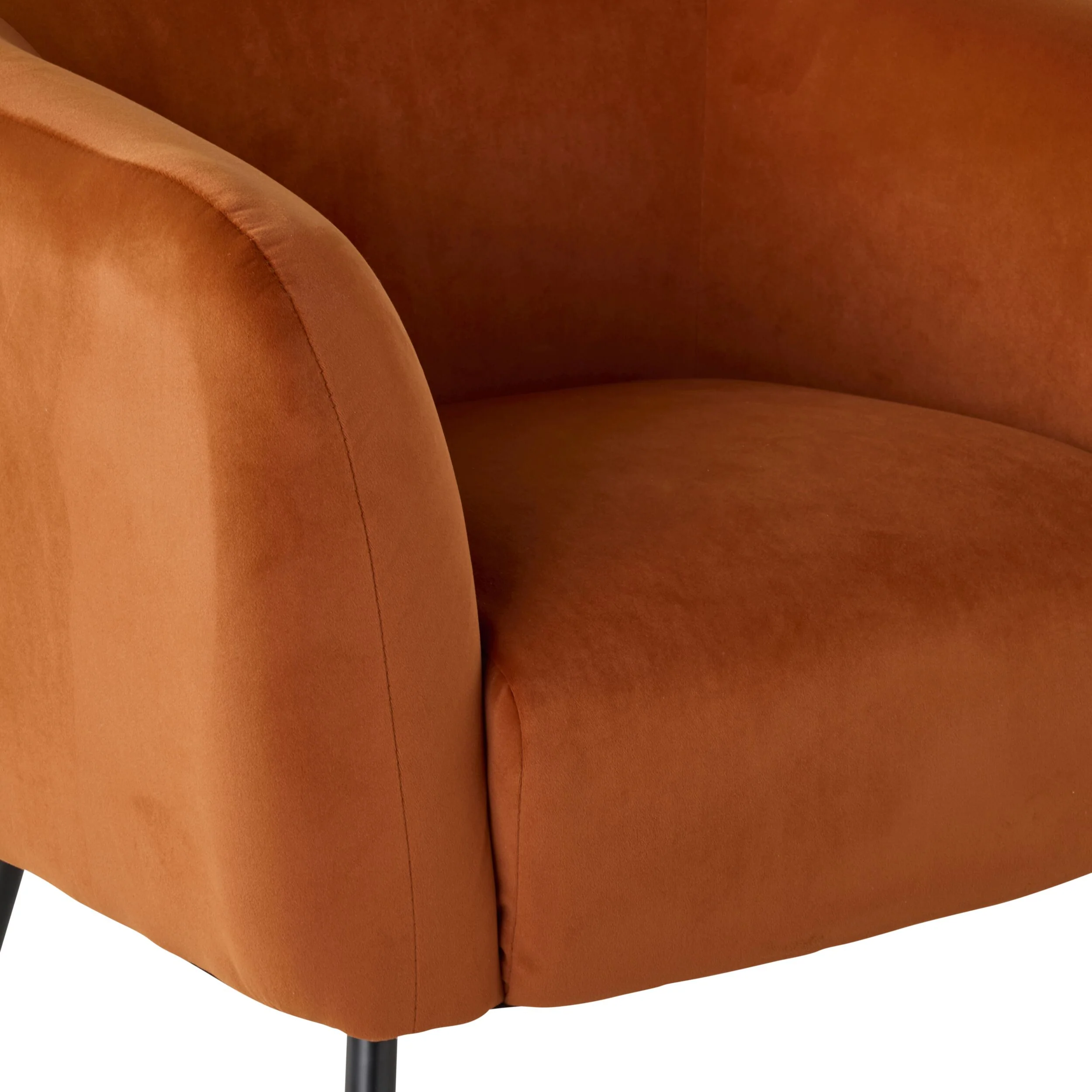 Kianna Occasional Chair Velvet Tangelo - Image 5