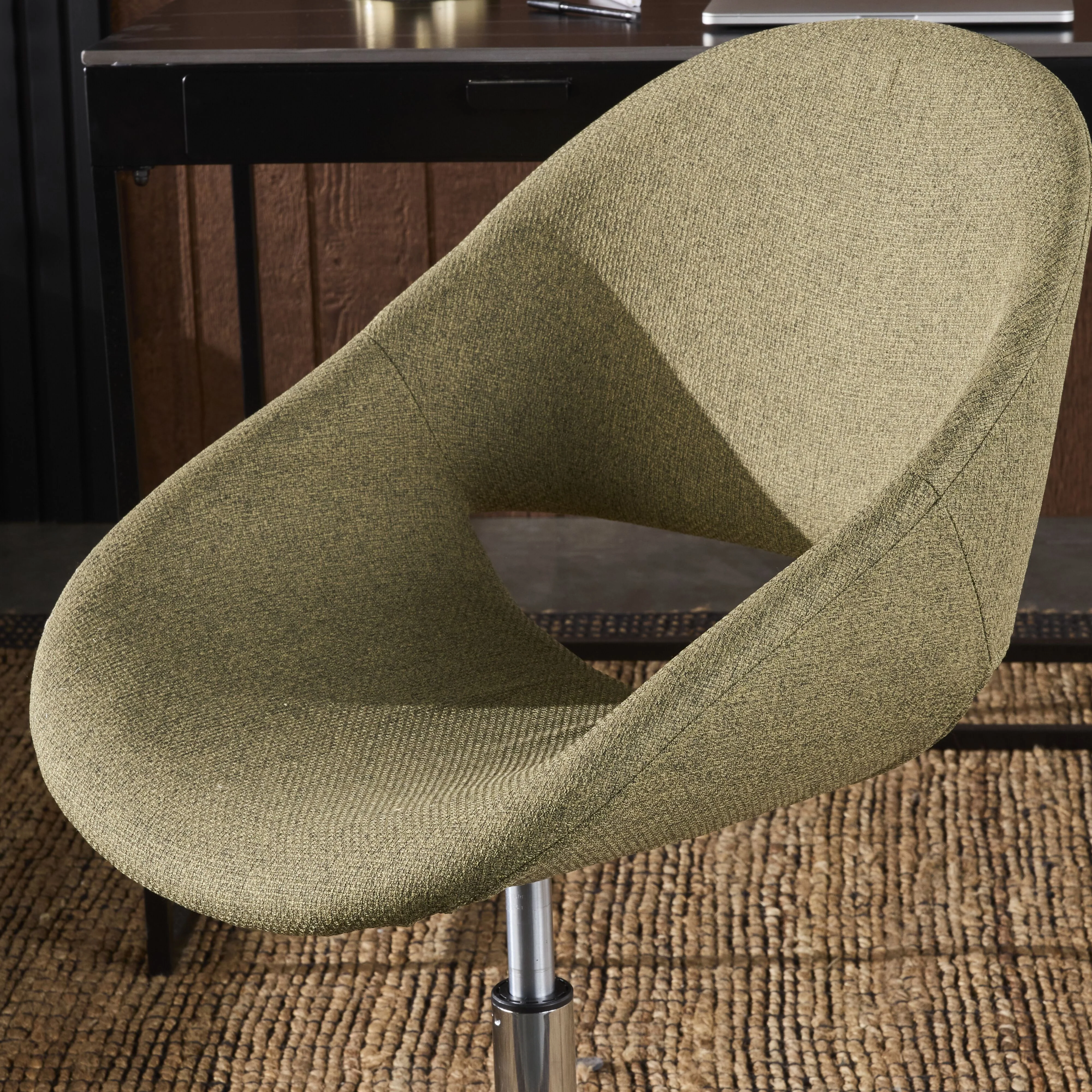 Kip Textured Desk Chair Green - Image 9