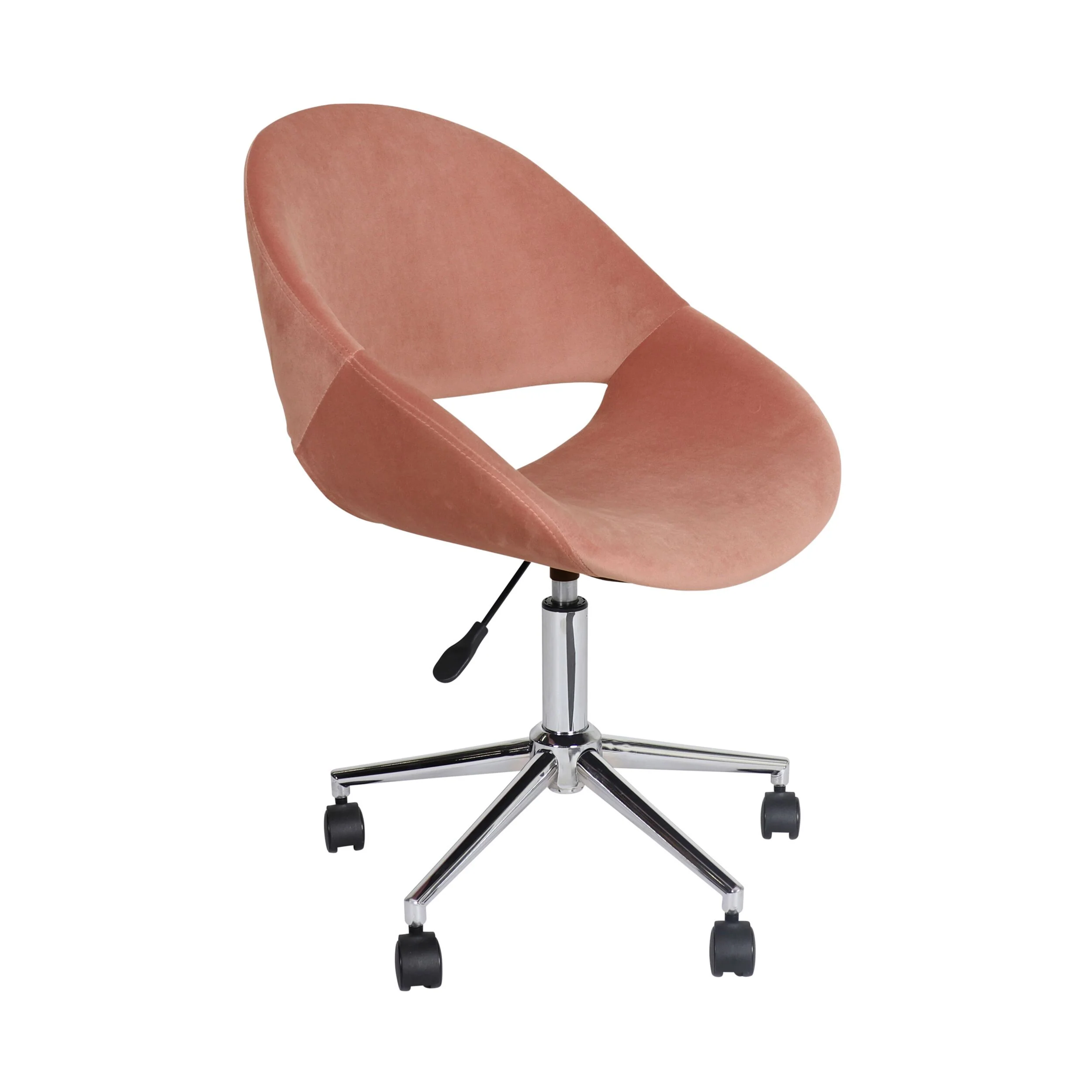 Kip Velvet Desk Chair Velvet Rose - Image 2