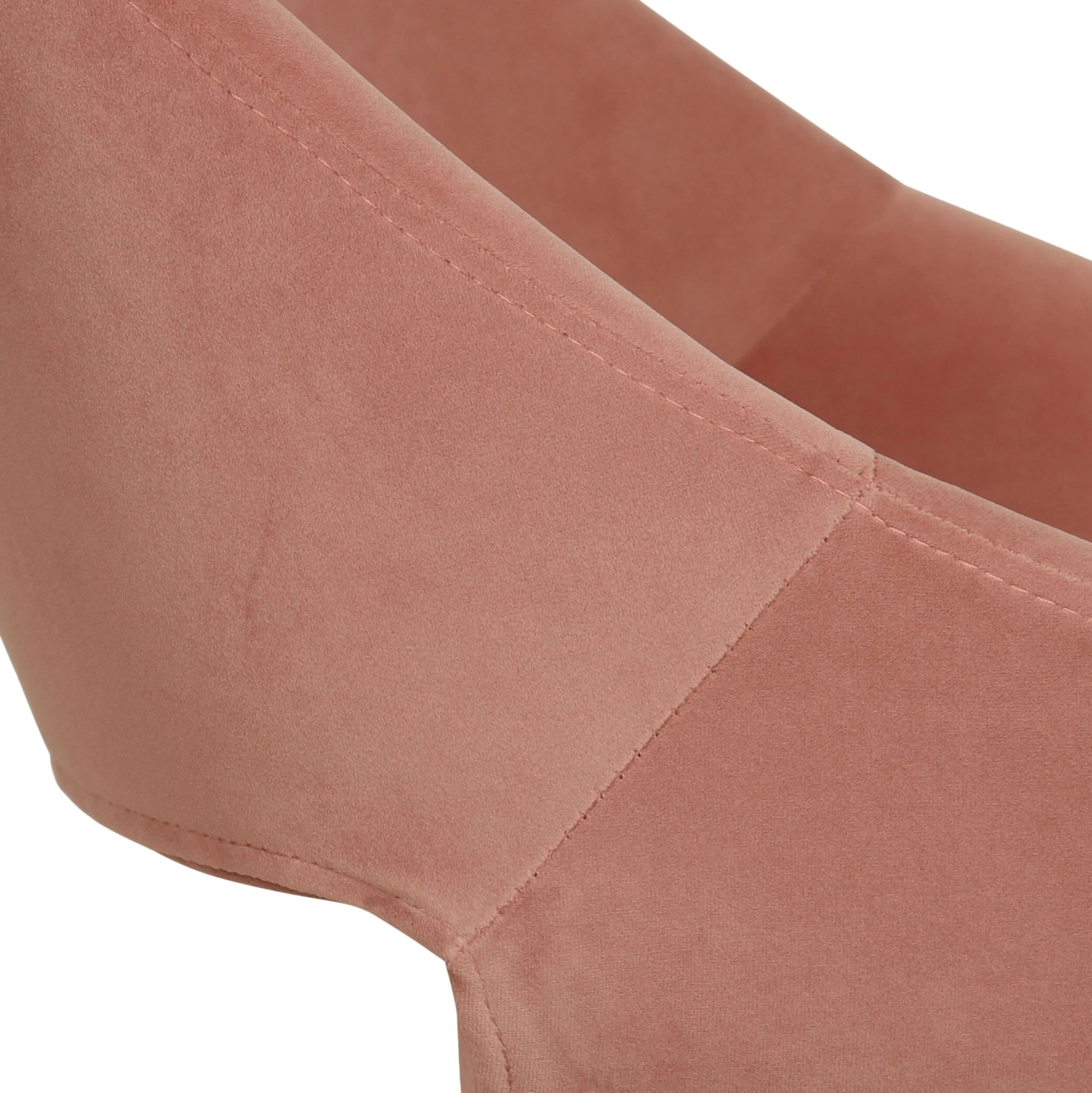 Kip Velvet Desk Chair Velvet Rose - Image 5
