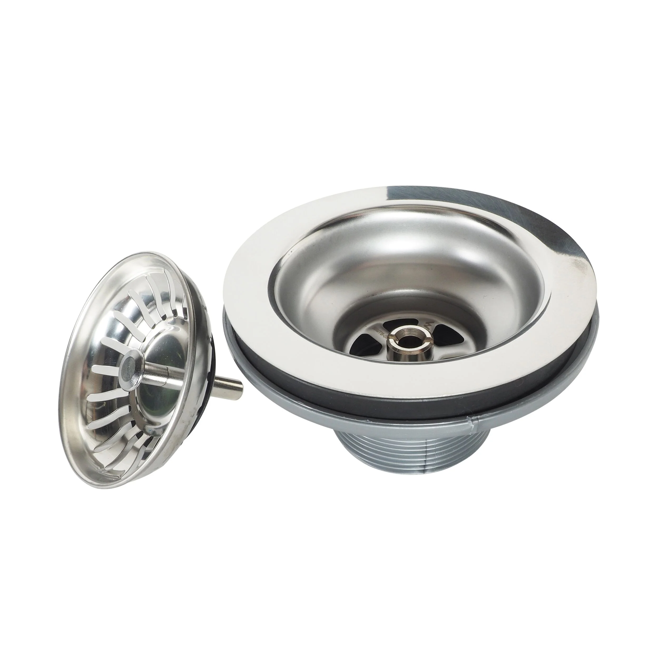 Kitchen Basket Waste & Plug 90mm suits Single & Double Butler, Apron, Farmhouse, Ribbleton & Double Composite Sinks - Image 3