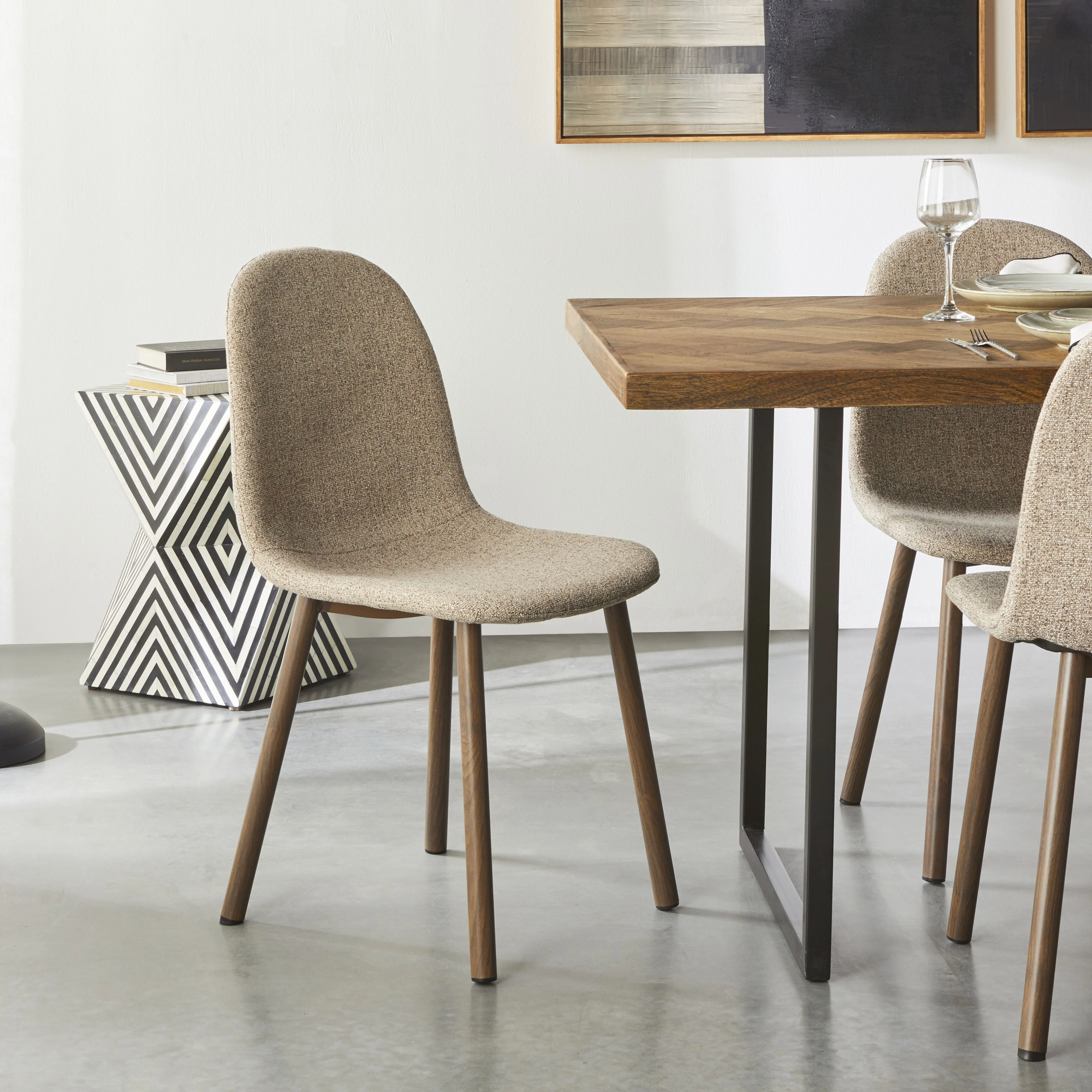 Knox Dining Chair Boucle Cream - Image 10