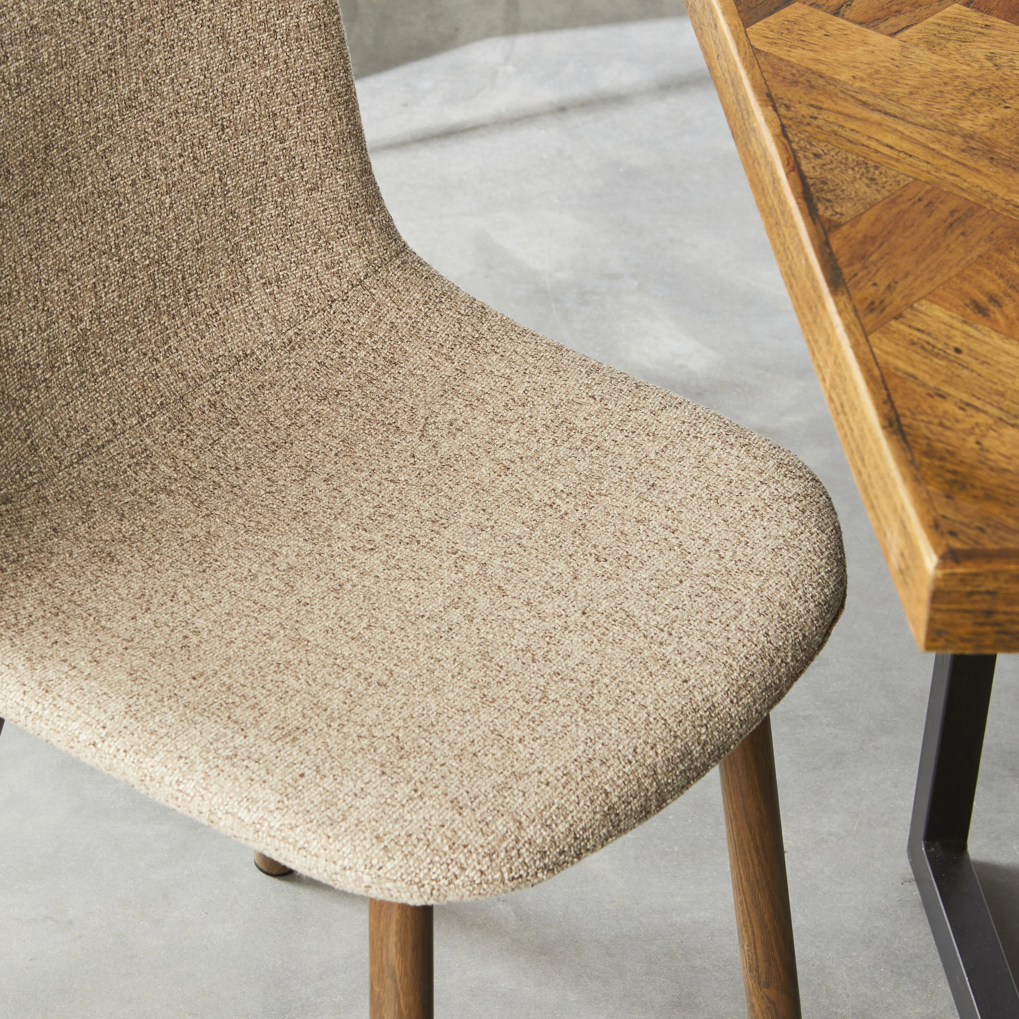 Knox Dining Chair Boucle Cream - Image 11
