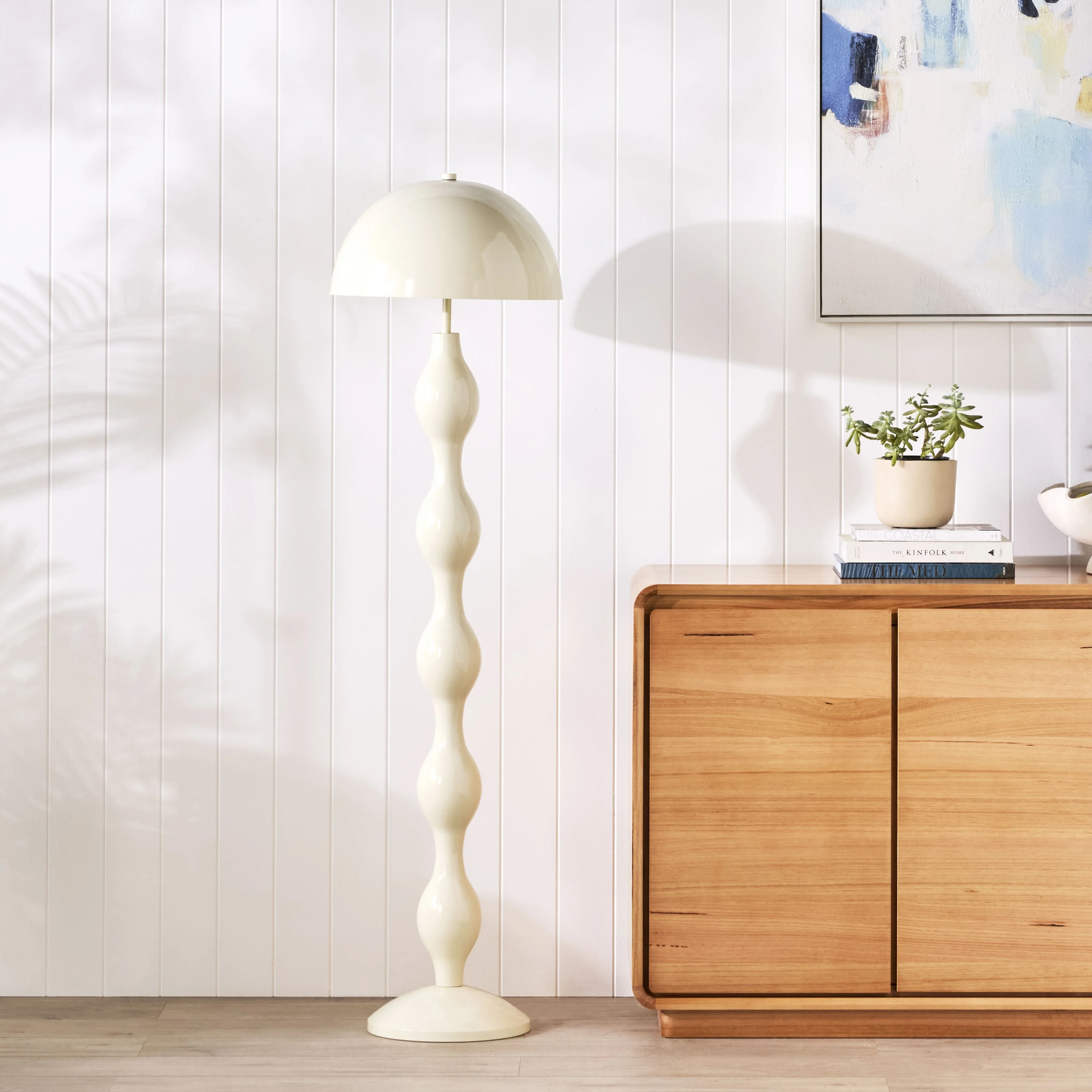 Koa Floor Lamp Ivory 150cm - Image 6