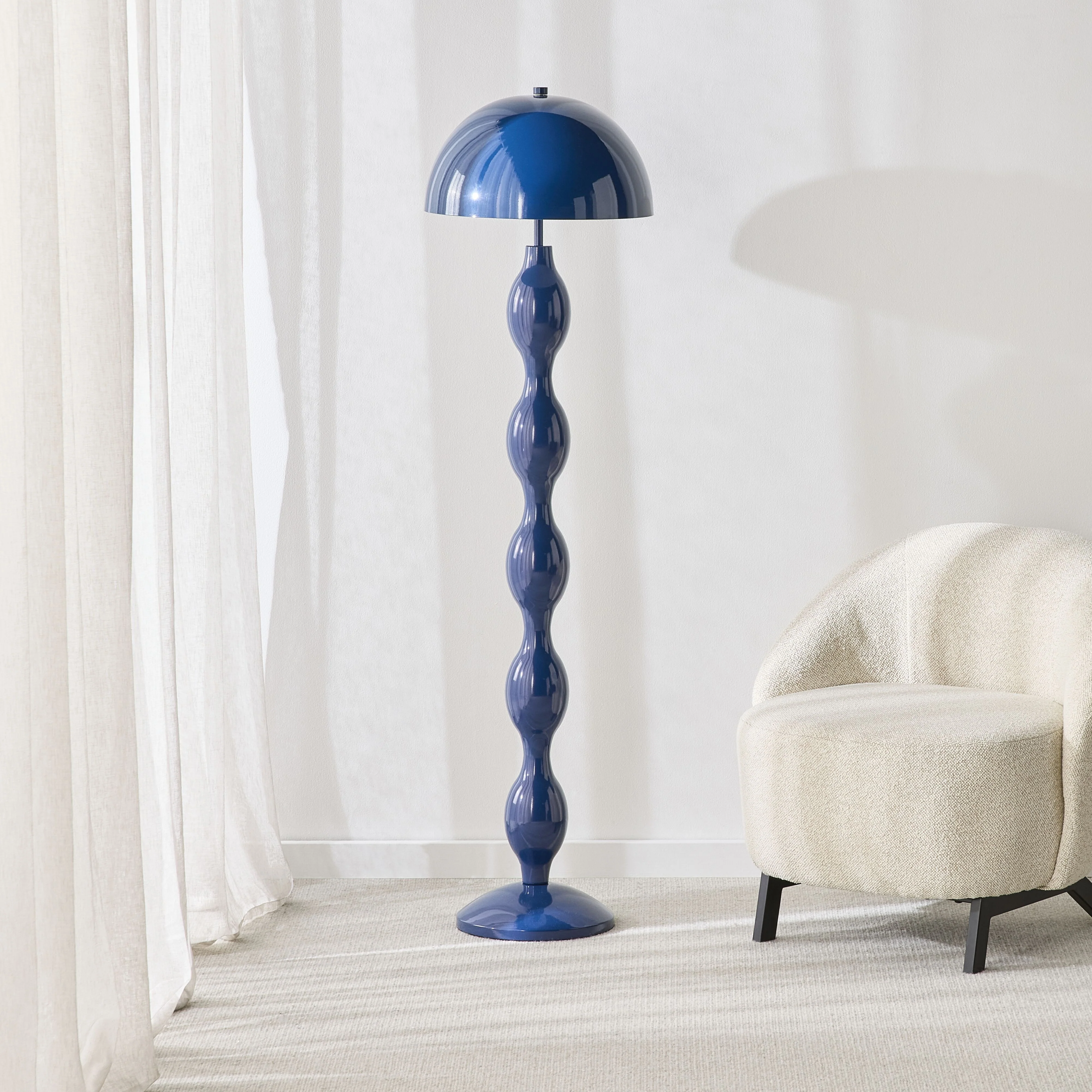 Koa Floor Lamp Navy 150cm - Image 5