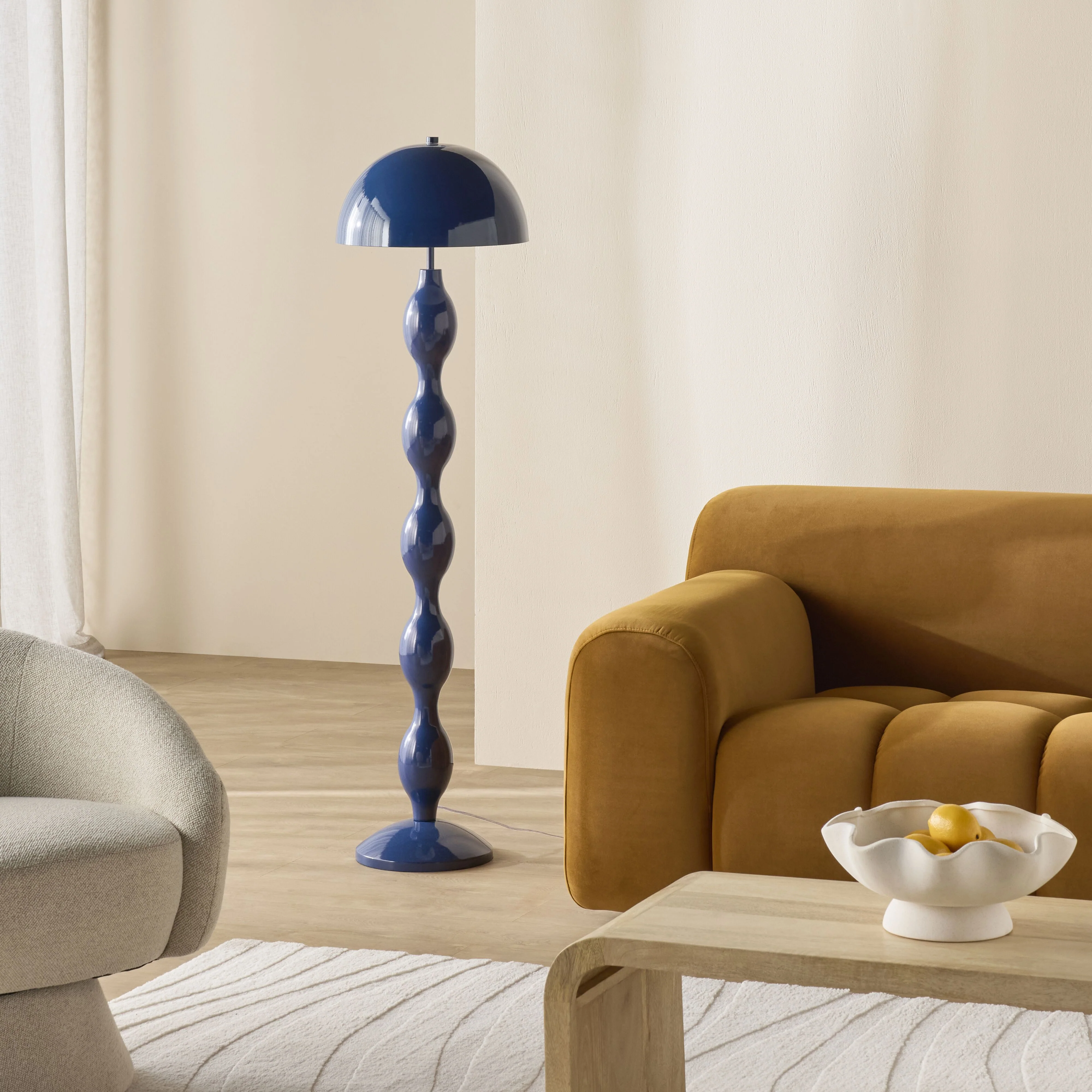Koa Floor Lamp Navy 150cm - Image 7