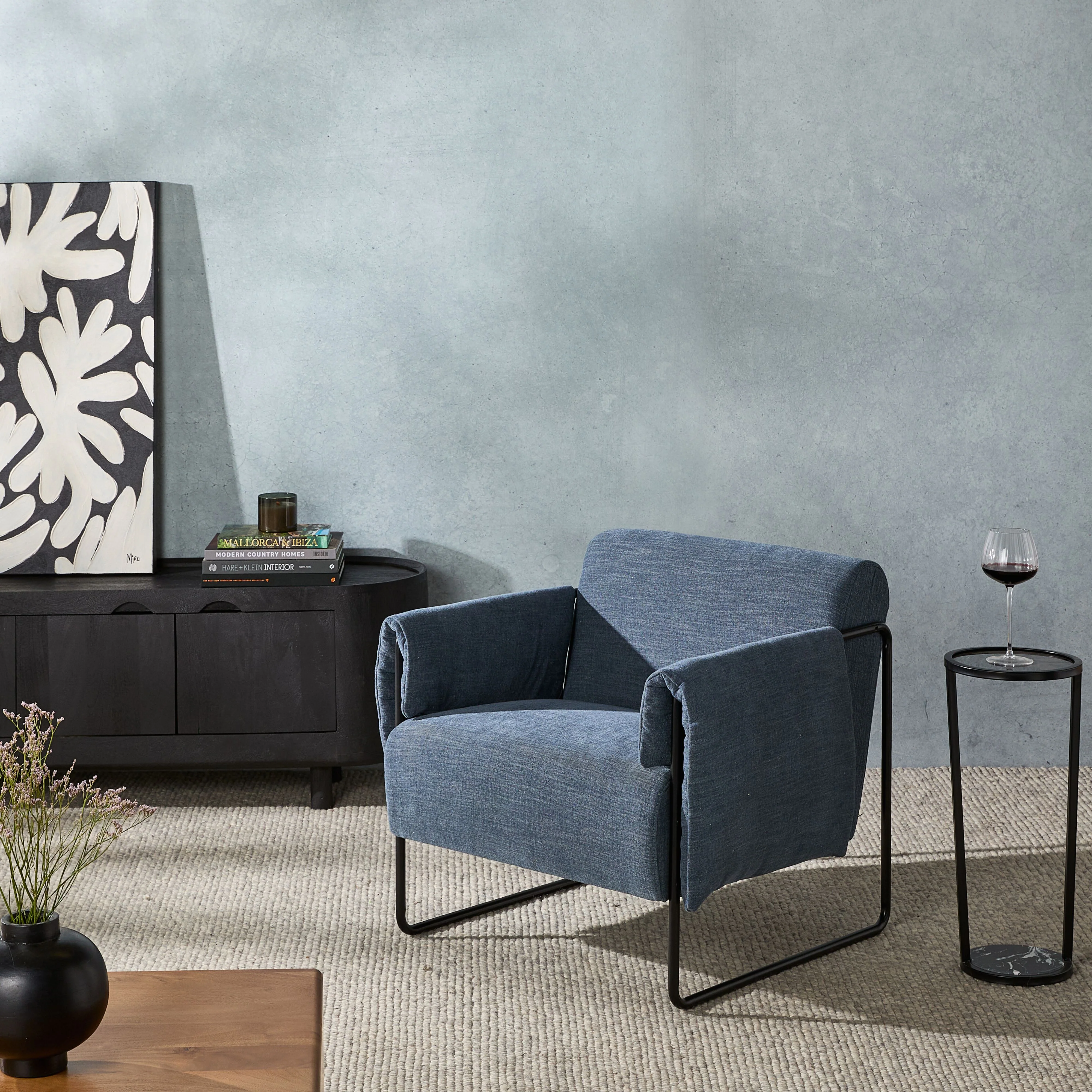 Koda Occasional Chair Vintage Denim - Image 7