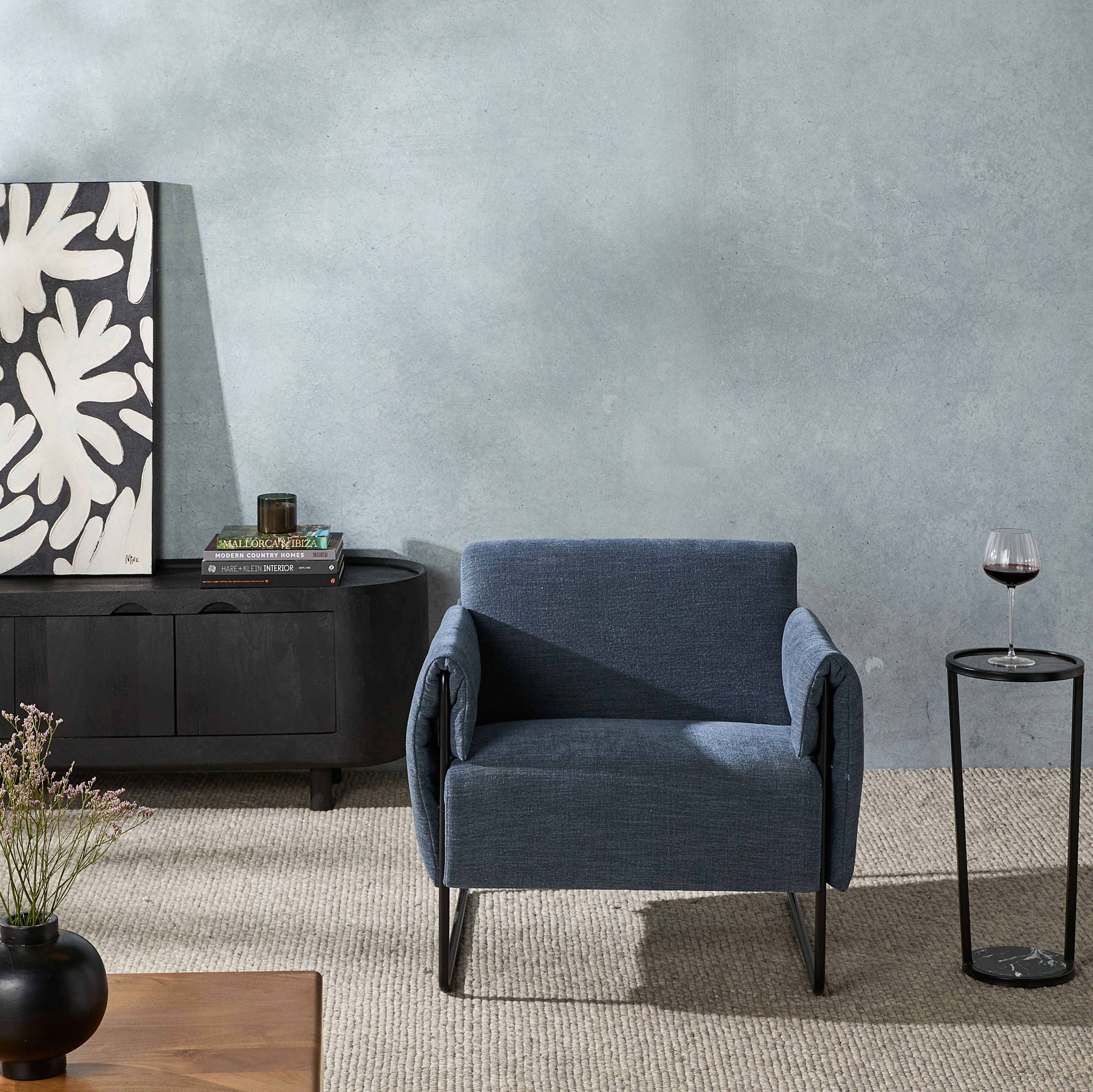 Koda Occasional Chair Vintage Denim - Image 8