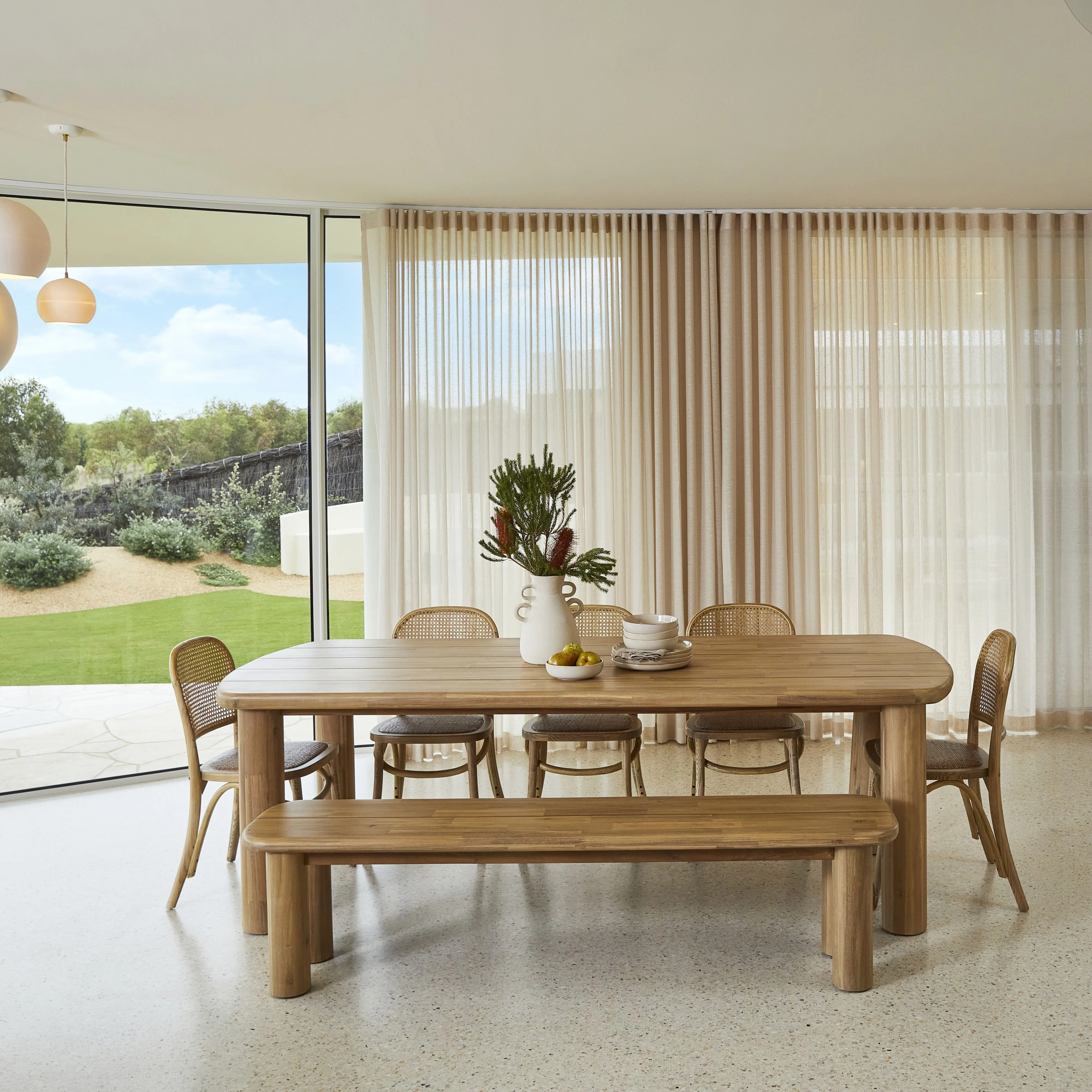 Kotar Outdoor Dining Bench 185cm - Image 6