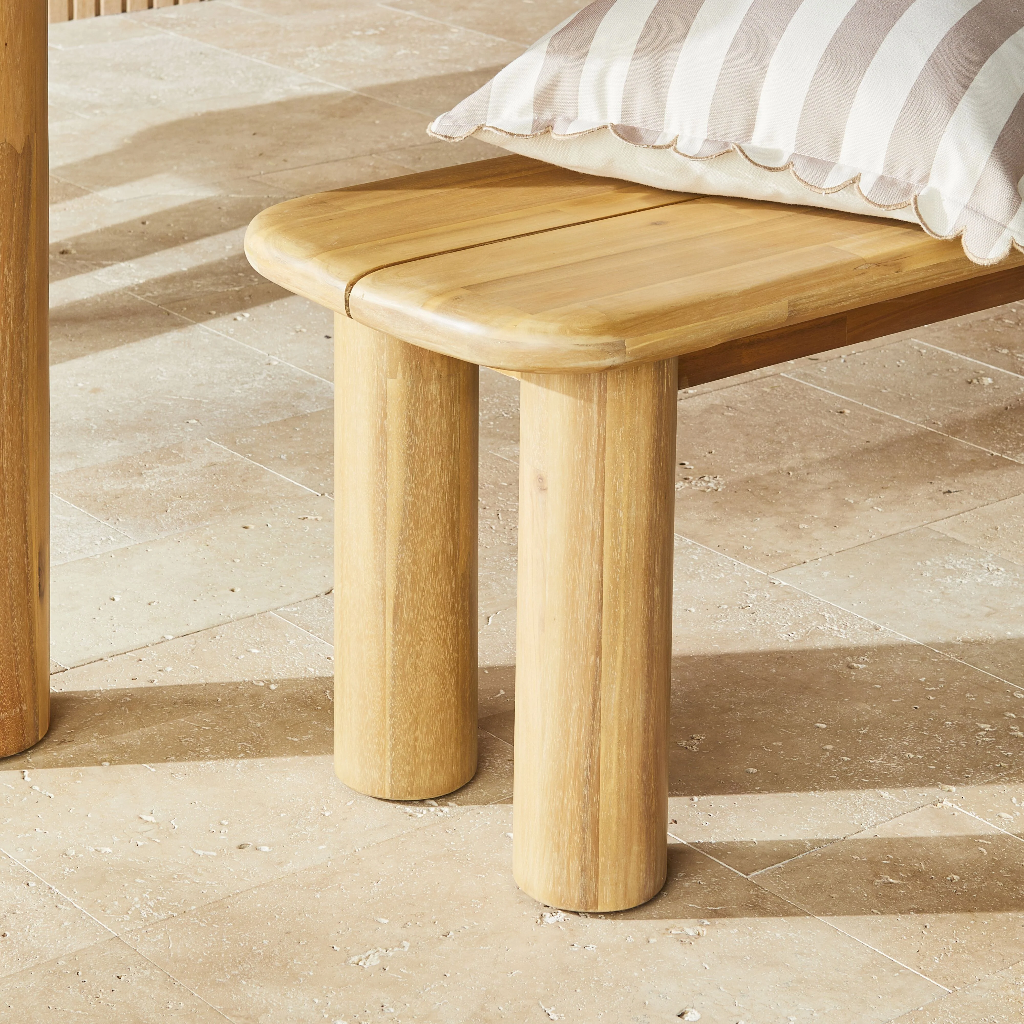 Kotar Outdoor Dining Bench 185cm - Image 9