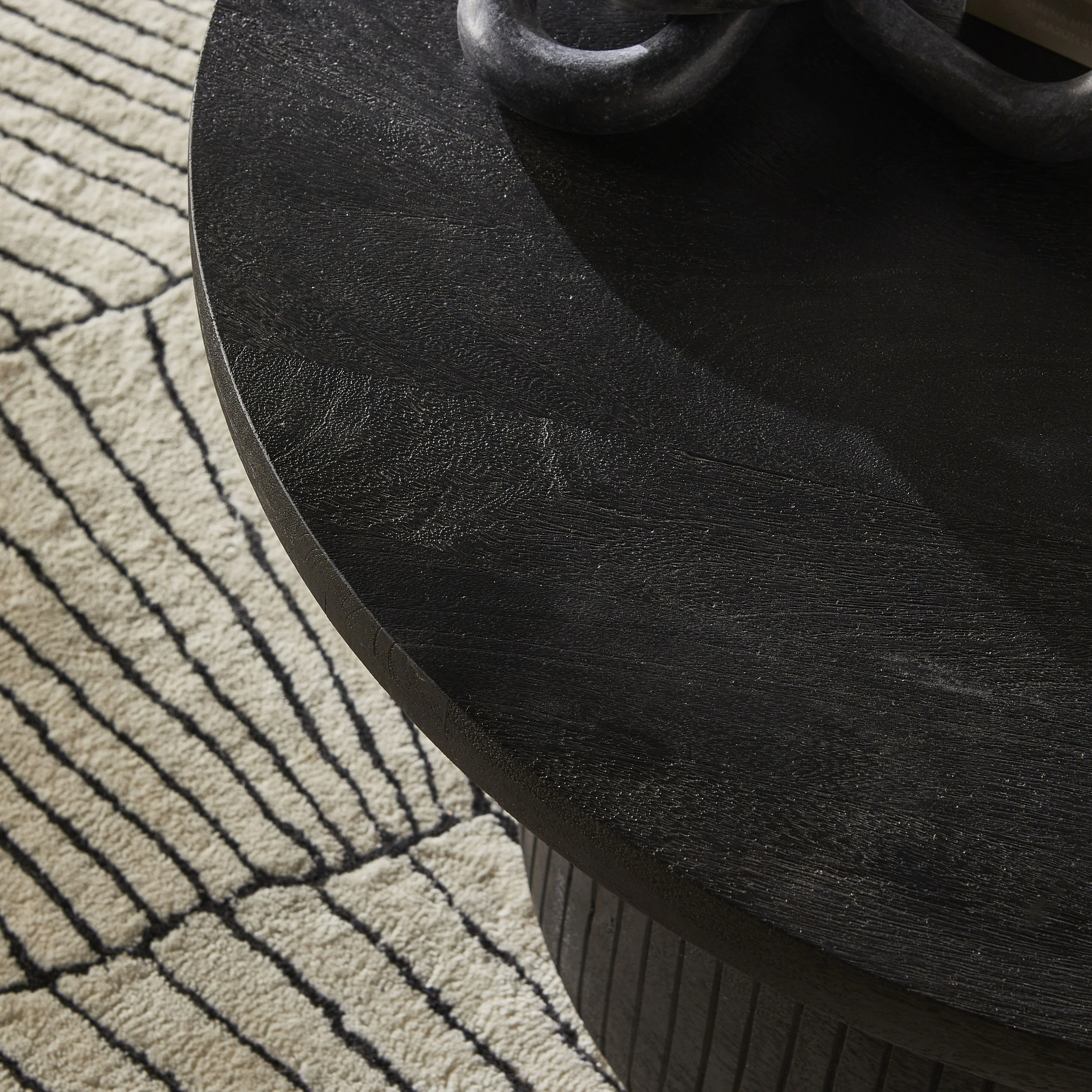 Kulli Round Coffee Table 75 x 40 x 75cm - Image 7