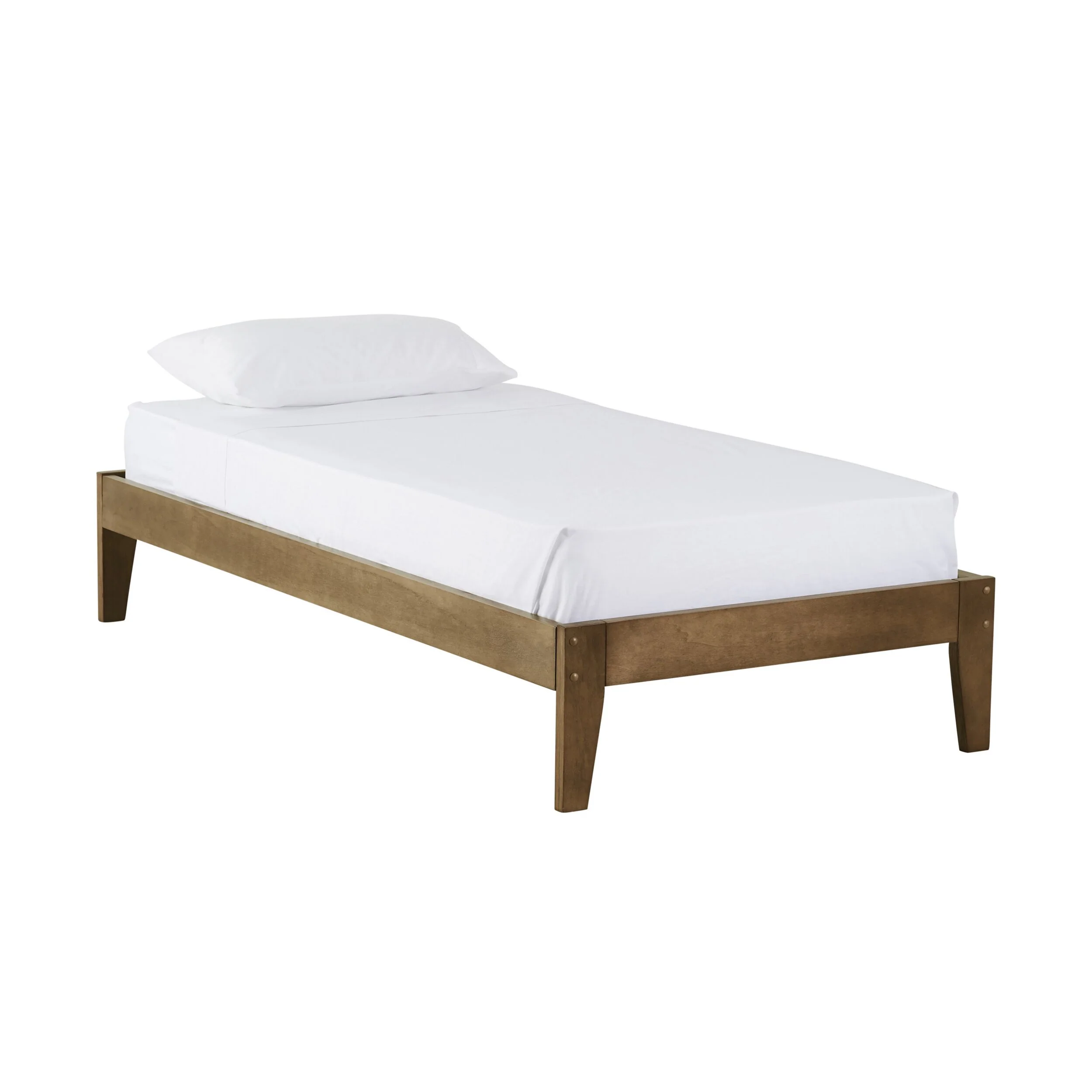 Kyan Single Bed Base Chestnut - Image 2