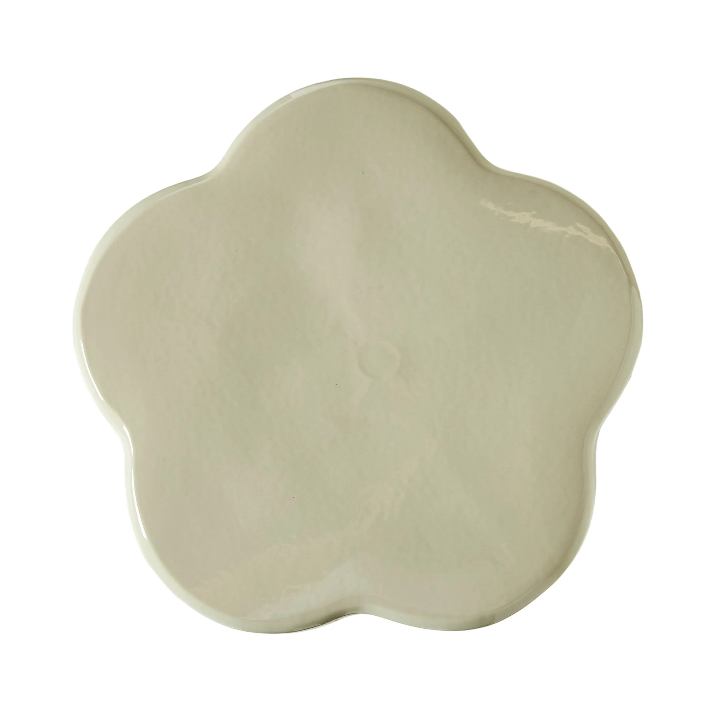Kylix Curvy Stool Taupe Gloss 46cm - Image 2