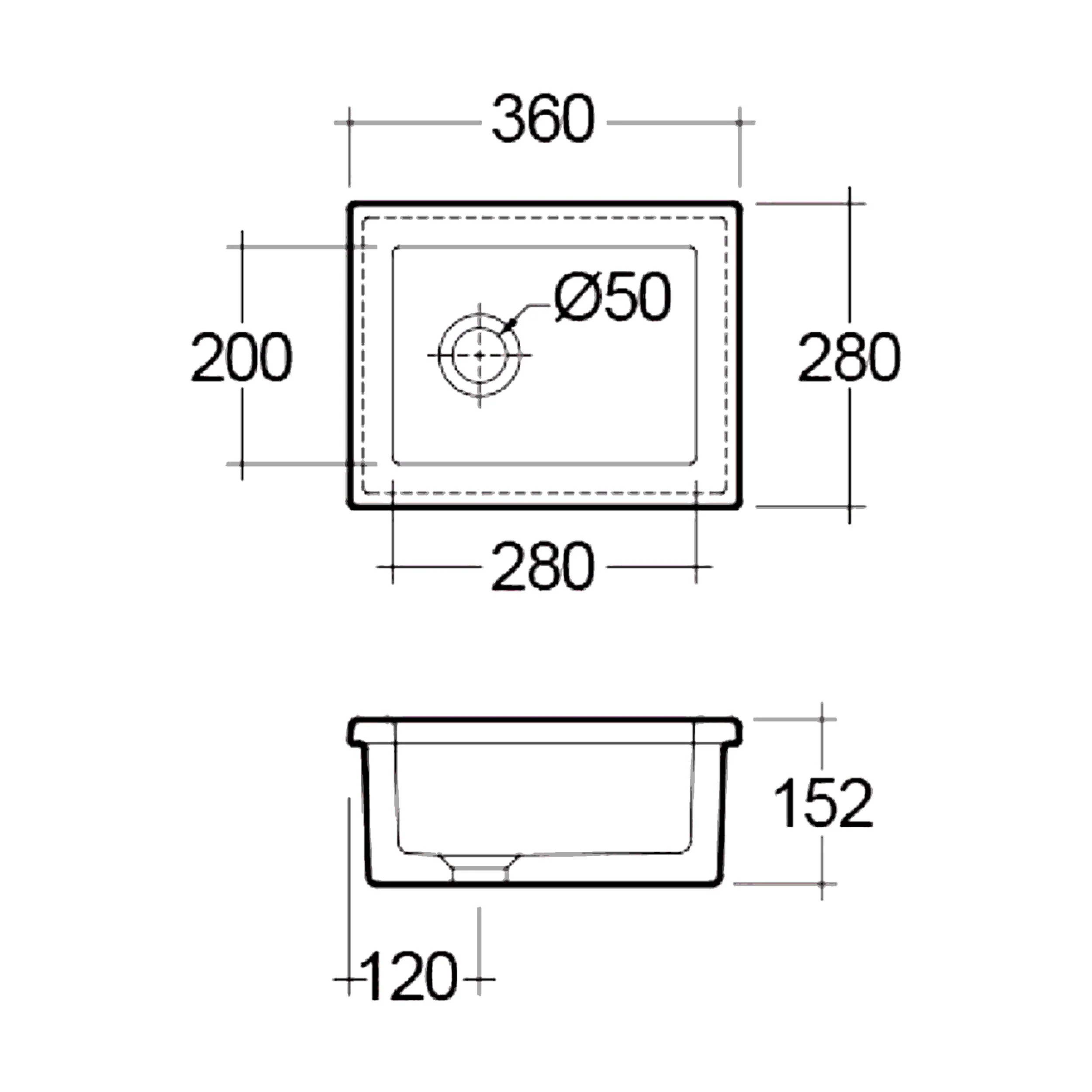 Lab Sink 360x280mm - Image 2