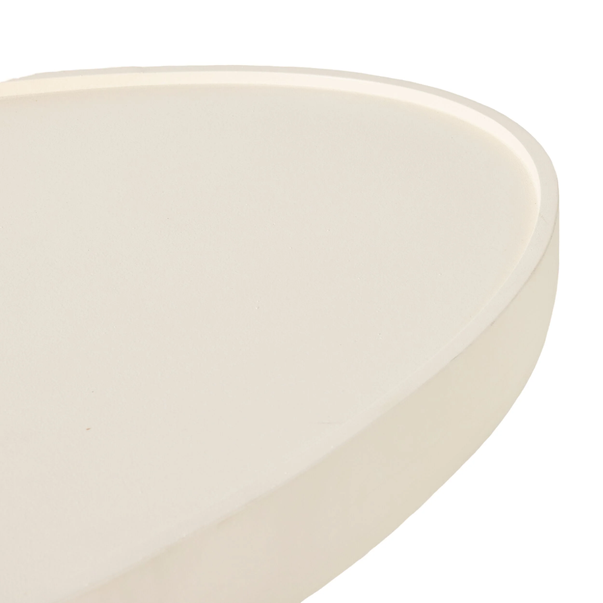 Lani Oval Coffee Table White Wash 120 x 39 x 65cm - Image 4