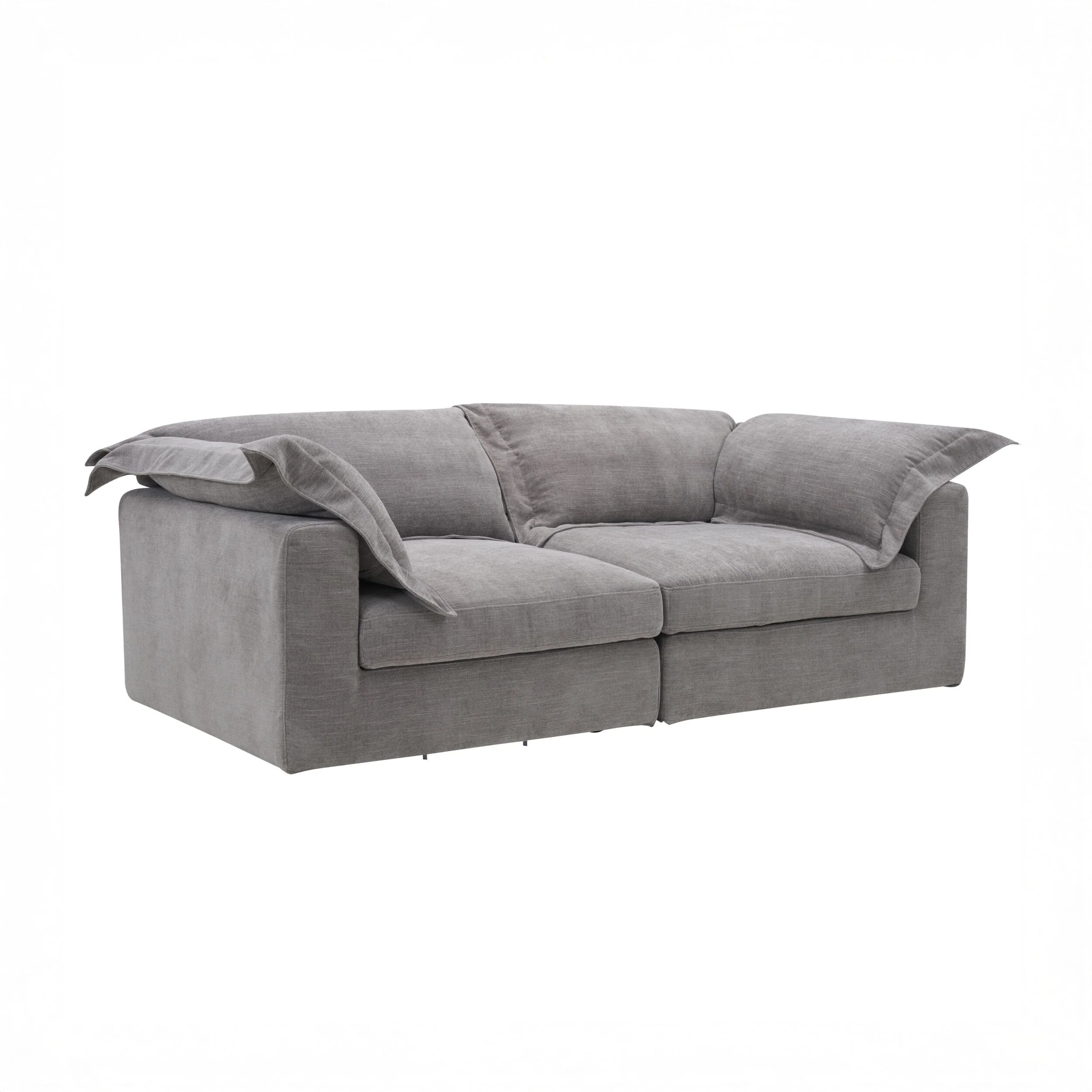 Laze 2 Seater Sofa Twilight Grey - Image 2