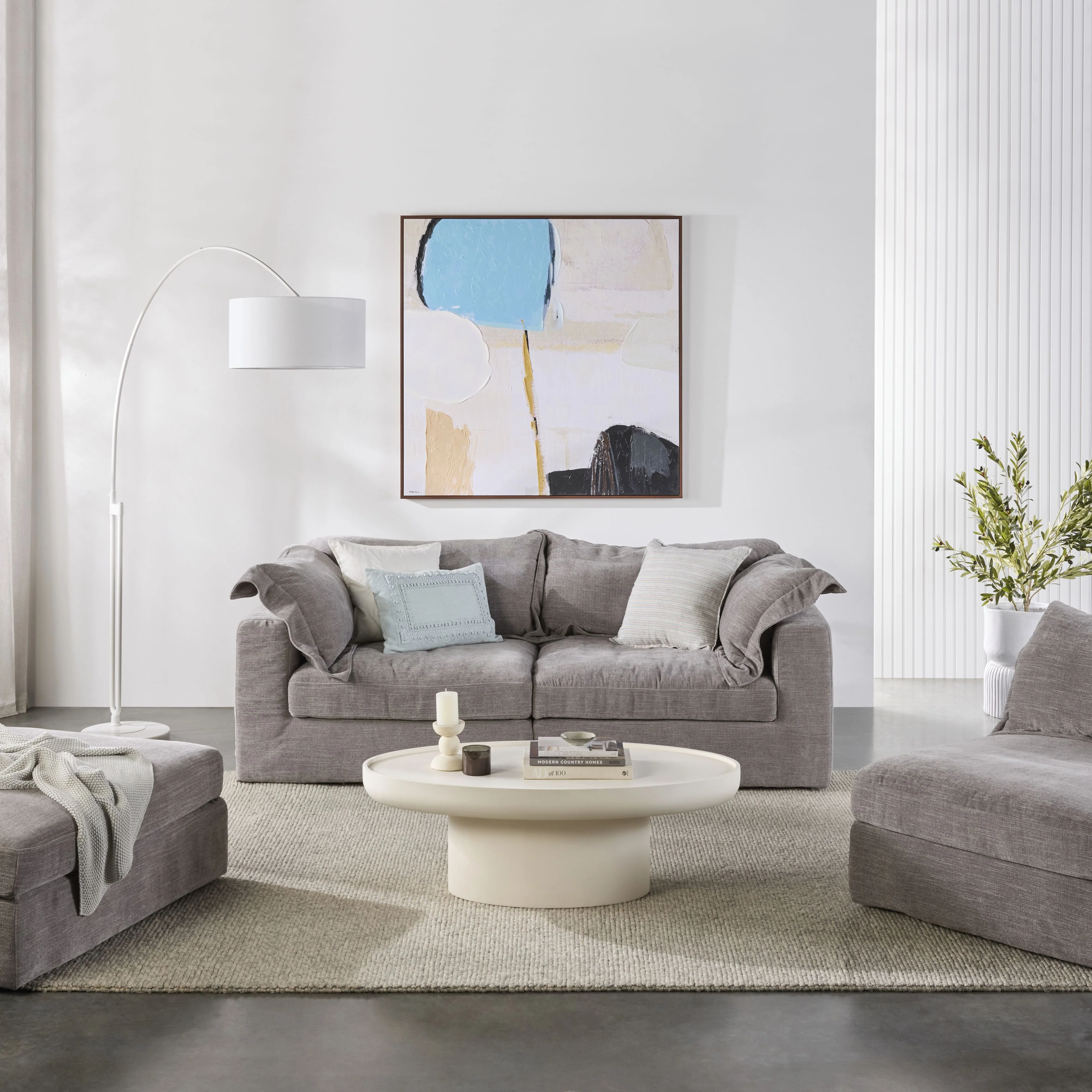 Laze 2 Seater Sofa Twilight Grey - Image 5