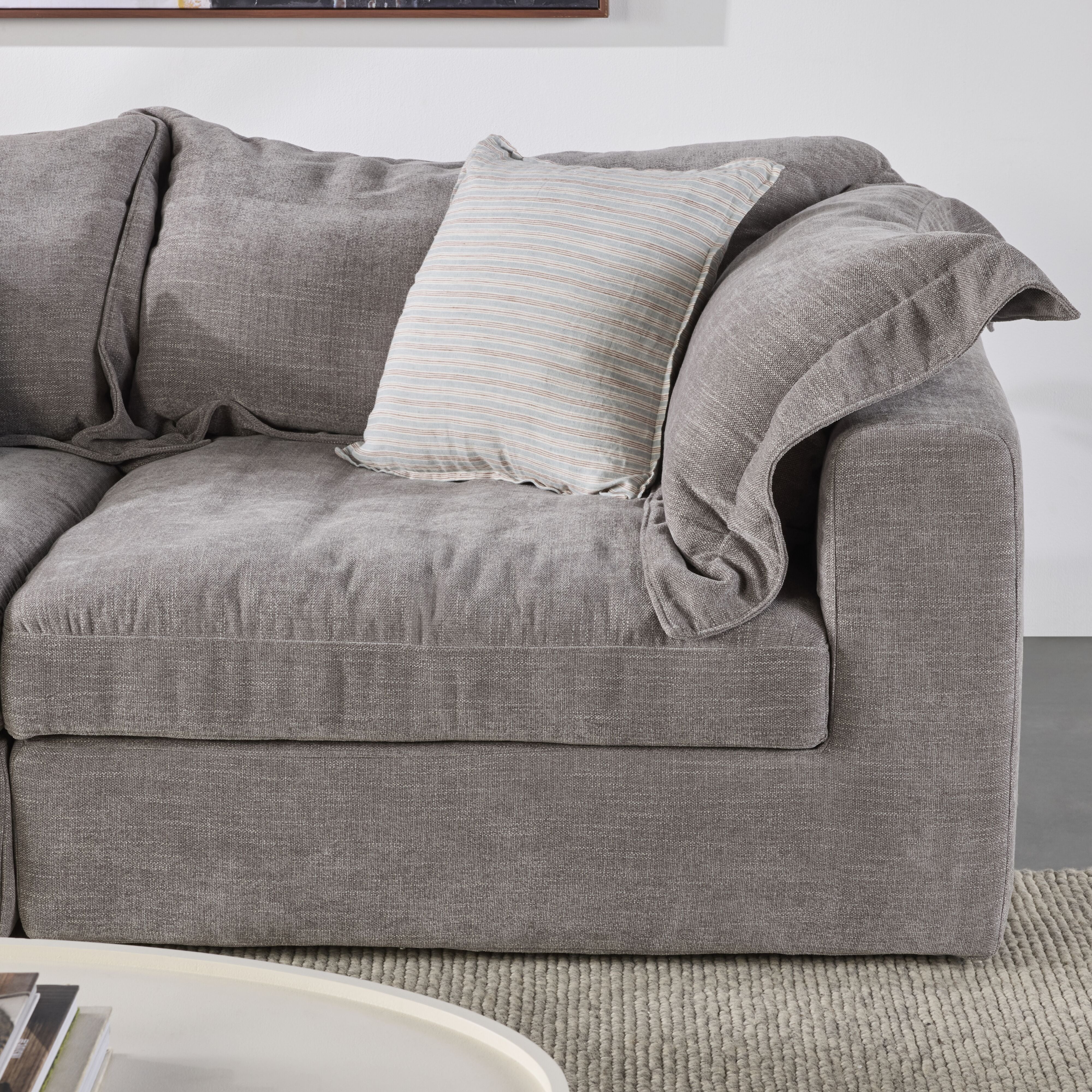 Laze 2 Seater Sofa Twilight Grey - Image 8